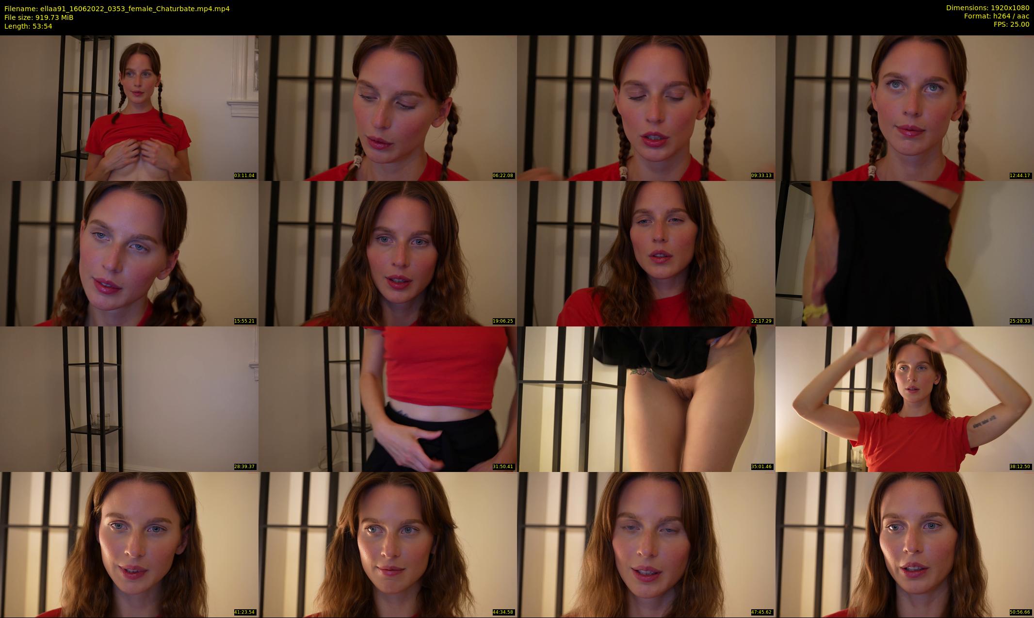ellaa91 — 54 minute Chaturbate female cam show recording, 1080p, Jun 16, 2022