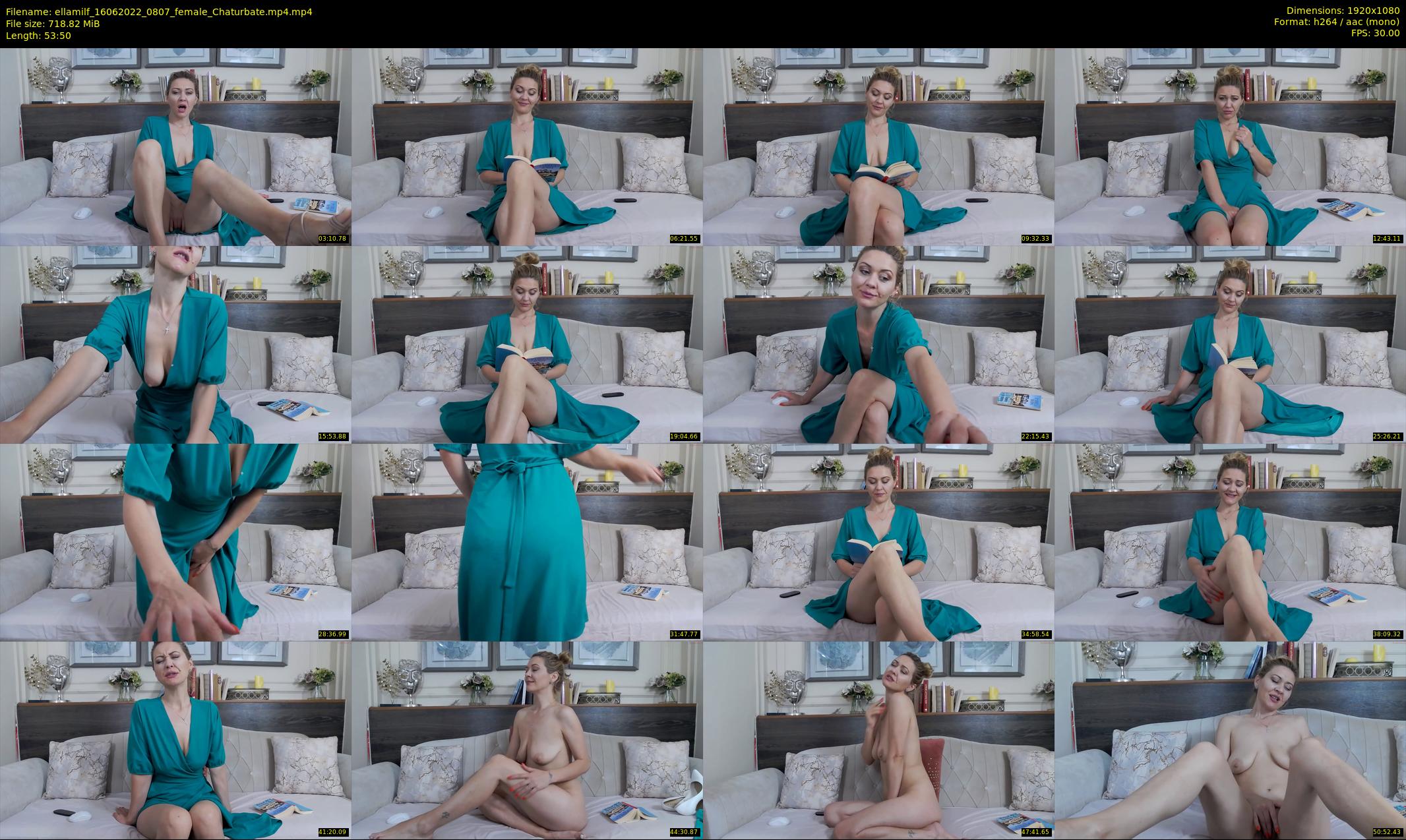 ellamilf — 54 minute Chaturbate female cam show recording, 1080p, Jun 16, 2022