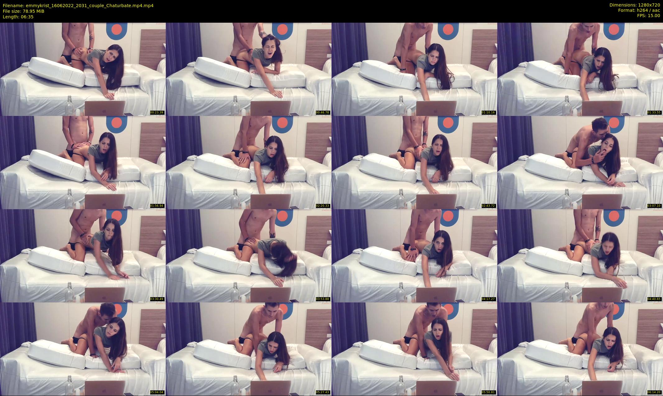 emmykrist — 7 minute Chaturbate couple cam show recording, 720p, Jun 16, 2022