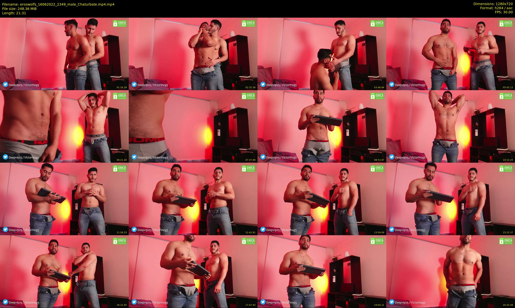 eroswolfs — 22 minute Chaturbate male cam show recording, 720p, Jun 16, 2022