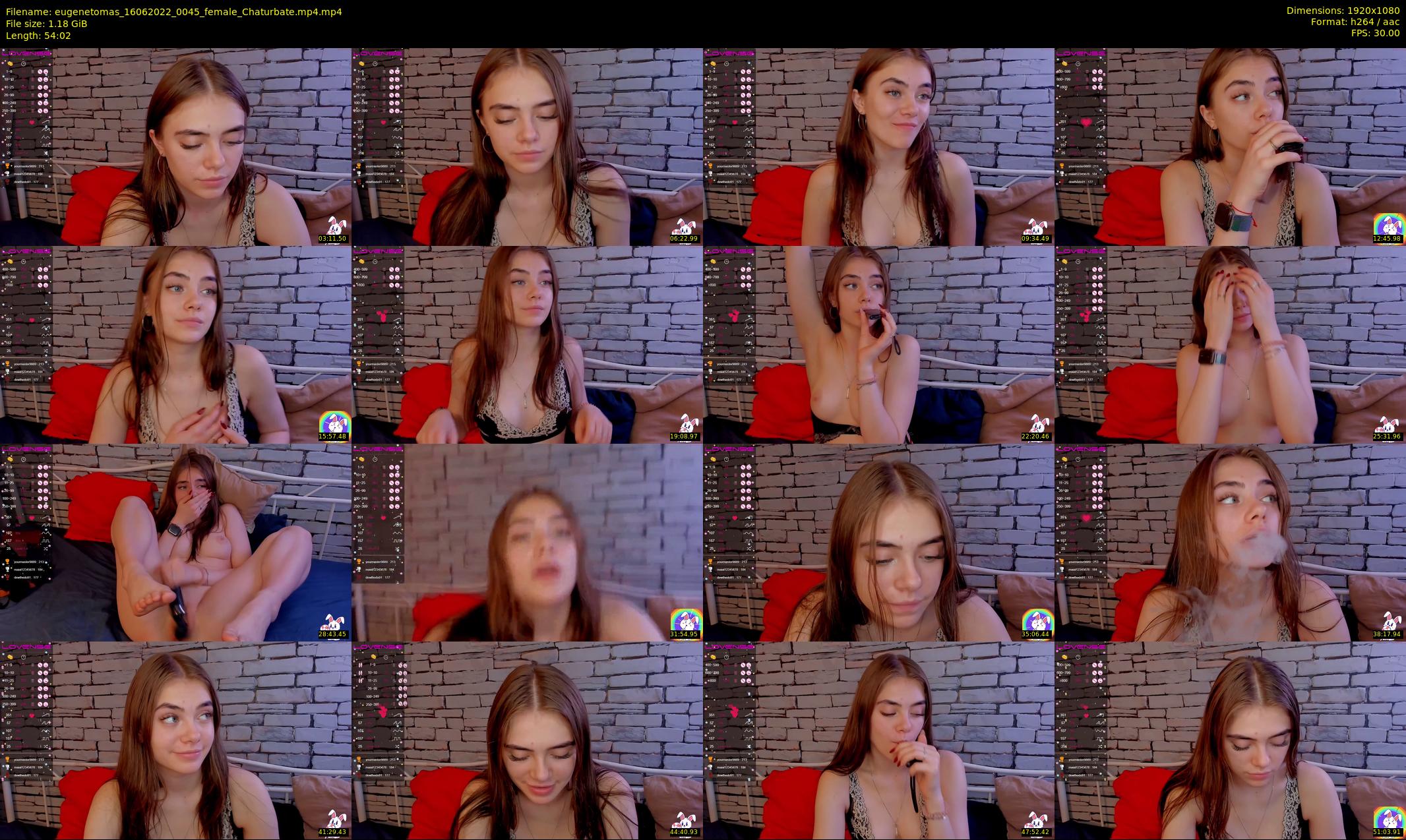 eugenetomas — 55 minute Chaturbate couple cam show recording, 1080p, Jun 16, 2022