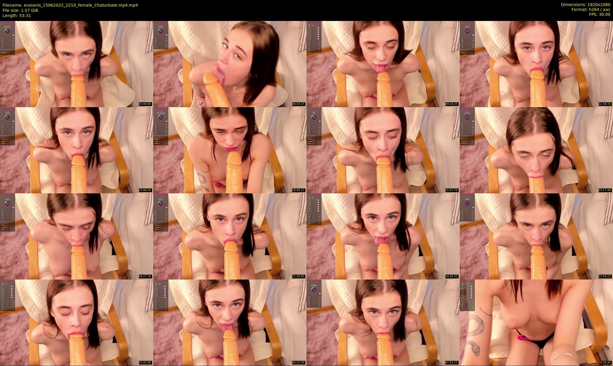 evalanis — 54 minute Chaturbate couple cam show recording, 1080p, Jun 15, 2022