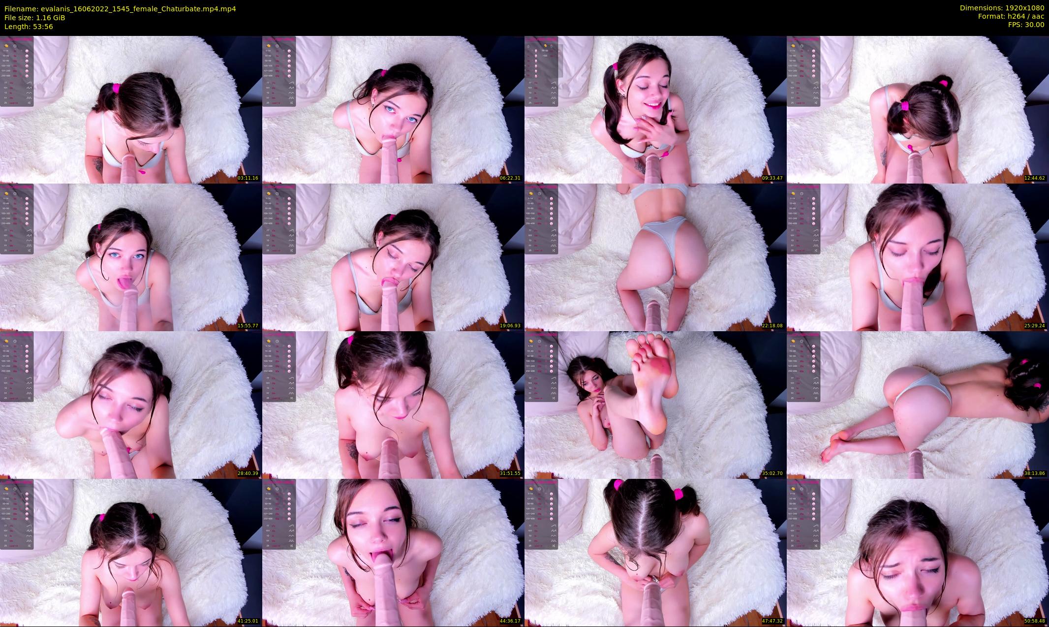 evalanis — 54 minute Chaturbate couple cam show recording, 1080p, Jun 16, 2022