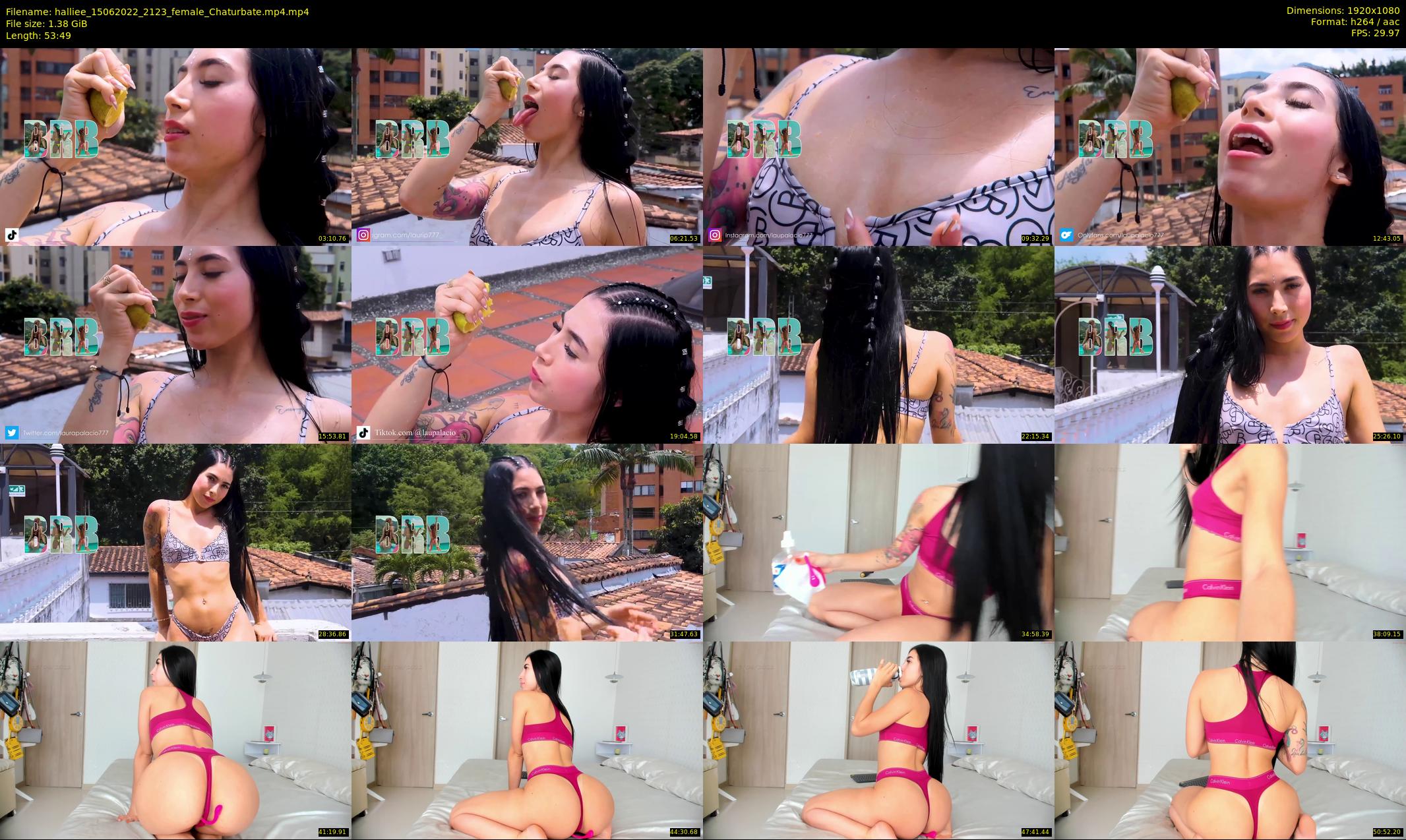 halliee — 54 minute Chaturbate couple cam show recording, 1080p, Jun 15, 2022