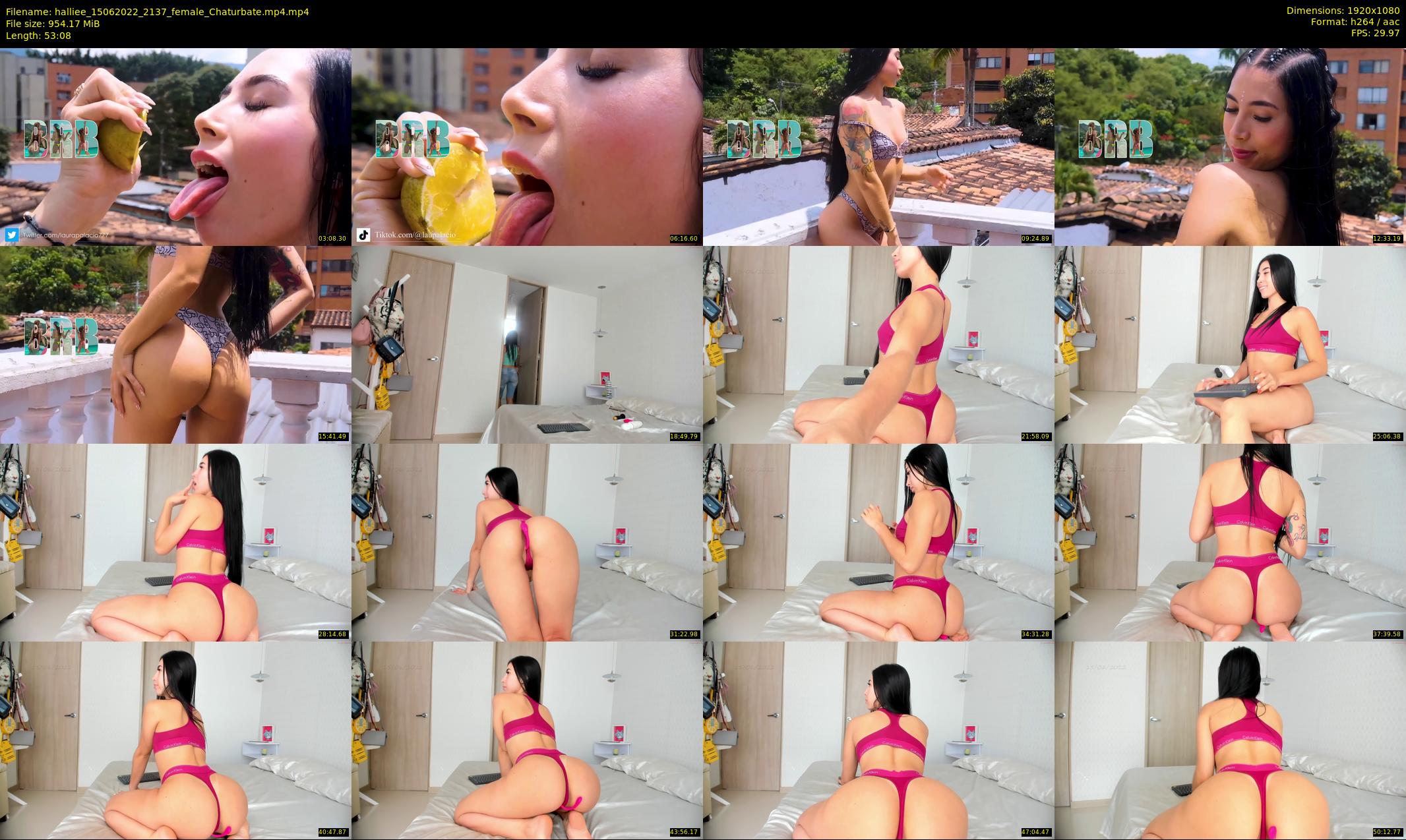 halliee — 54 minute Chaturbate couple cam show recording, 1080p, Jun 15, 2022