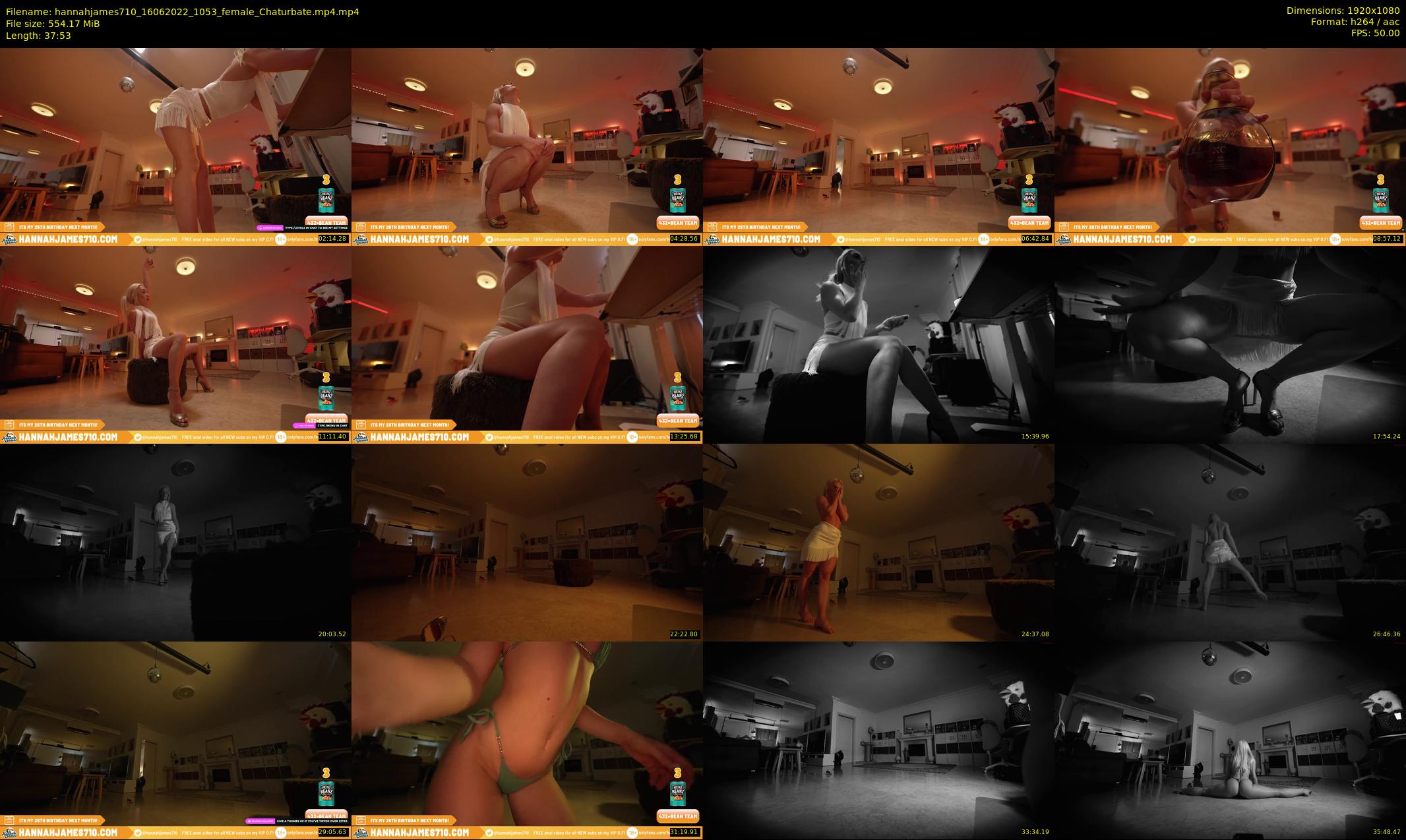 hannahjames710 — 38 minute Chaturbate female cam show recording, 1080p, Jun 16, 2022