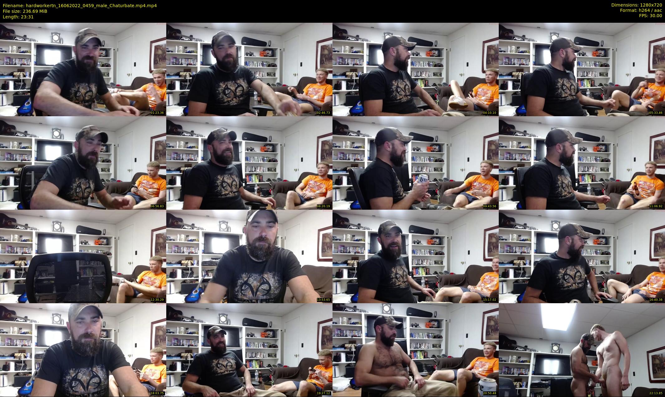 hardworkertn — 24 minute Chaturbate male cam show recording, 720p, Jun 16, 2022