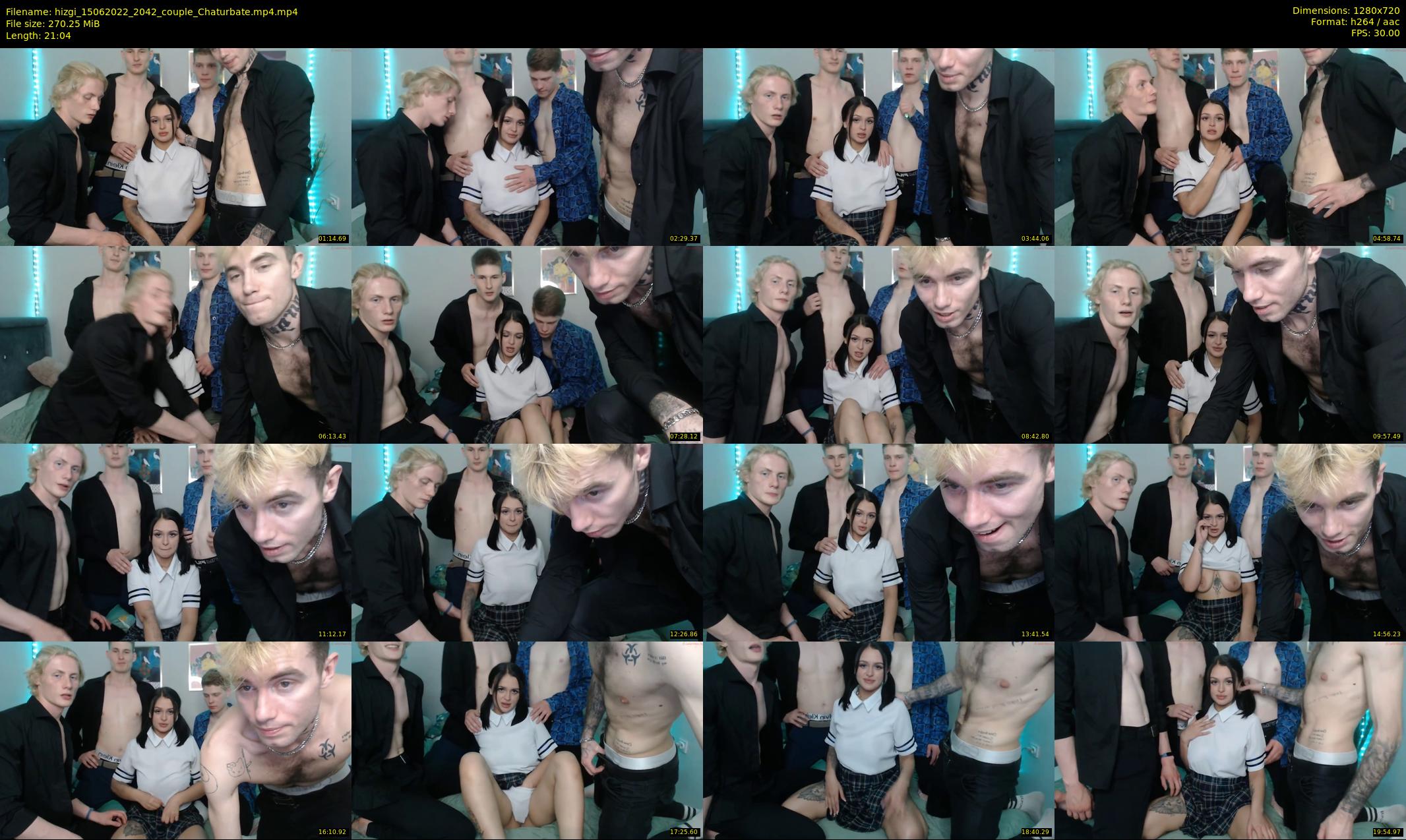 hizgi — 22 minute Chaturbate couple cam show recording, 720p, Jun 15, 2022