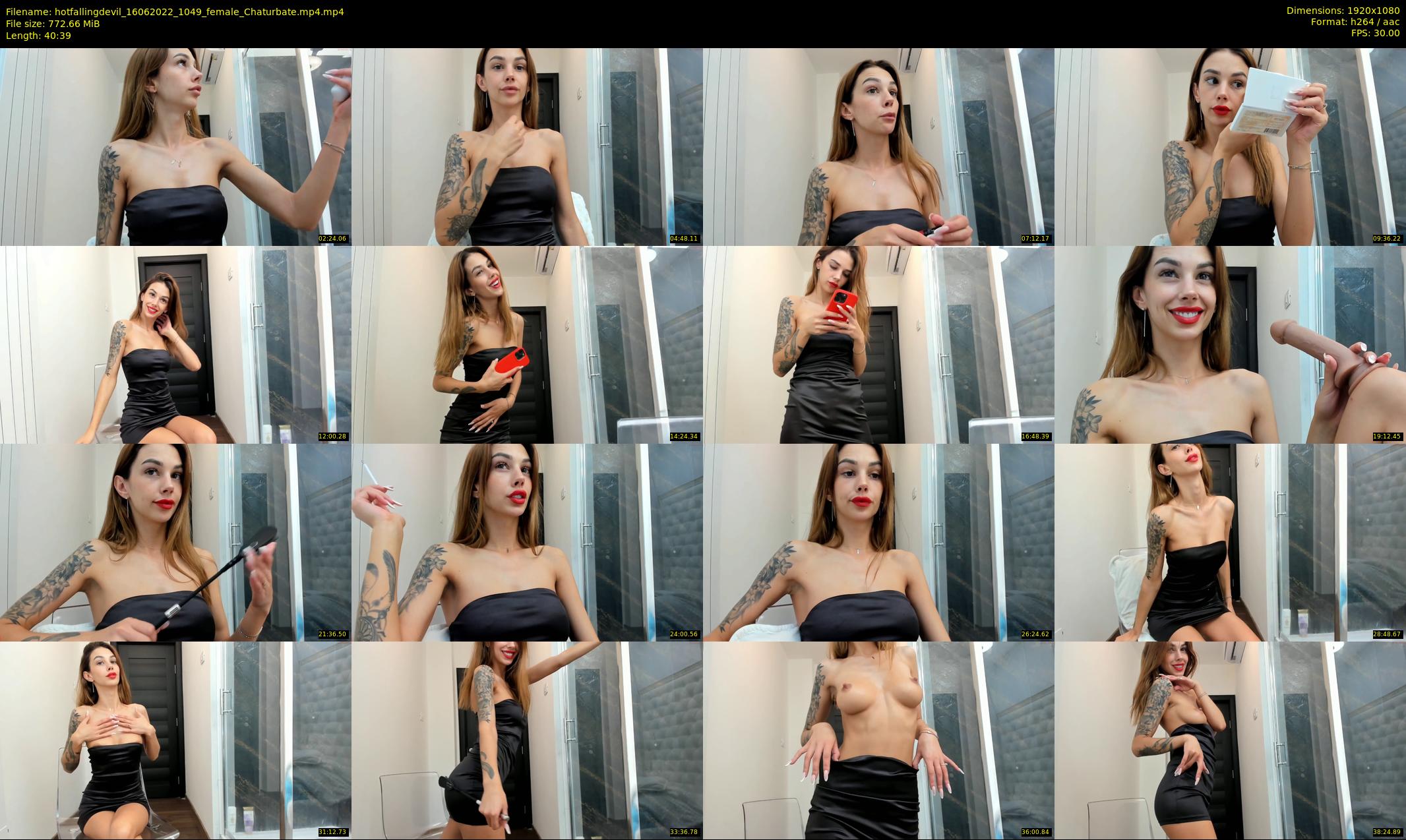 hotfallingdevil — 41 minute Chaturbate female cam show recording, 1080p, Jun 16, 2022