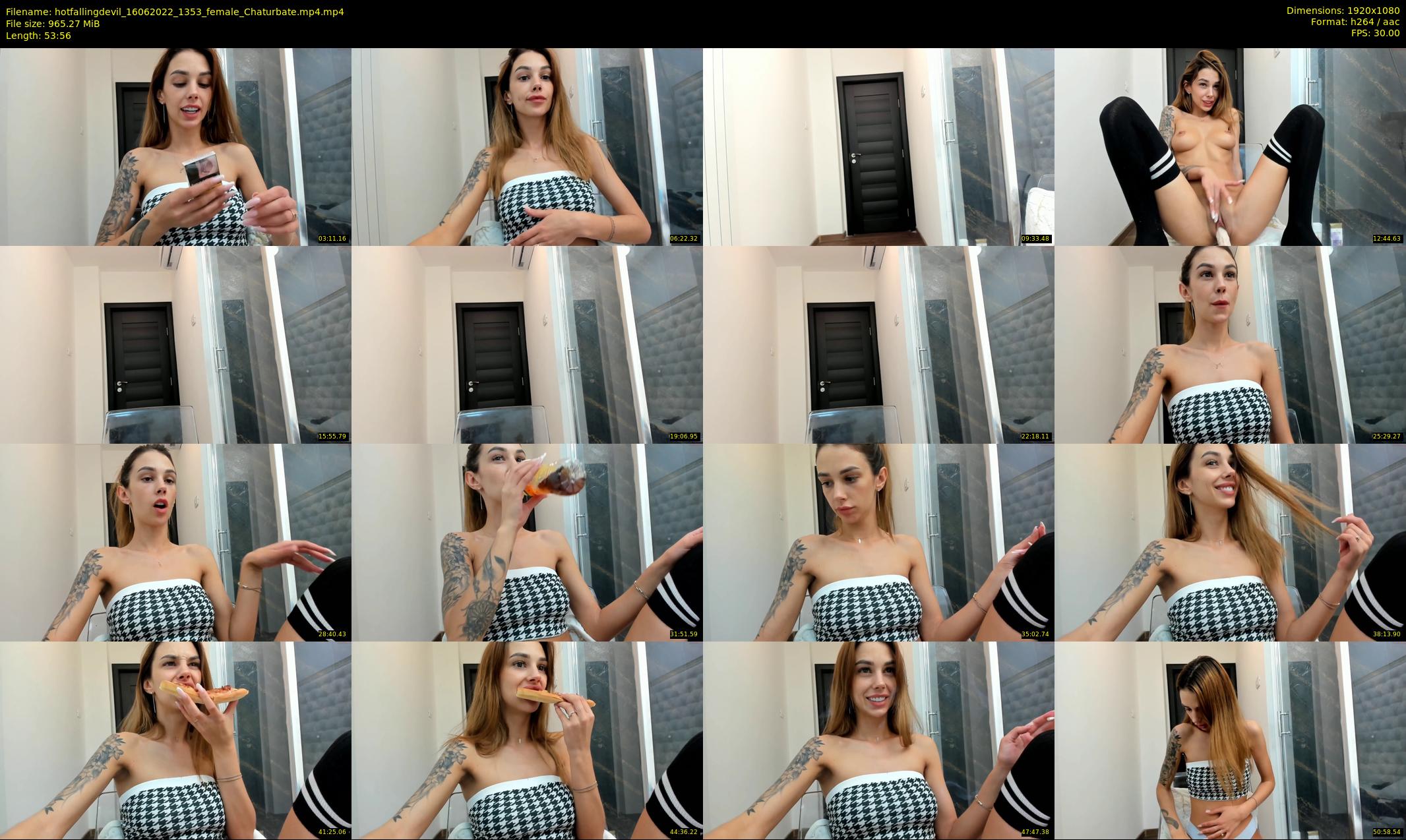 hotfallingdevil — 54 minute Chaturbate female cam show recording, 1080p, Jun 16, 2022