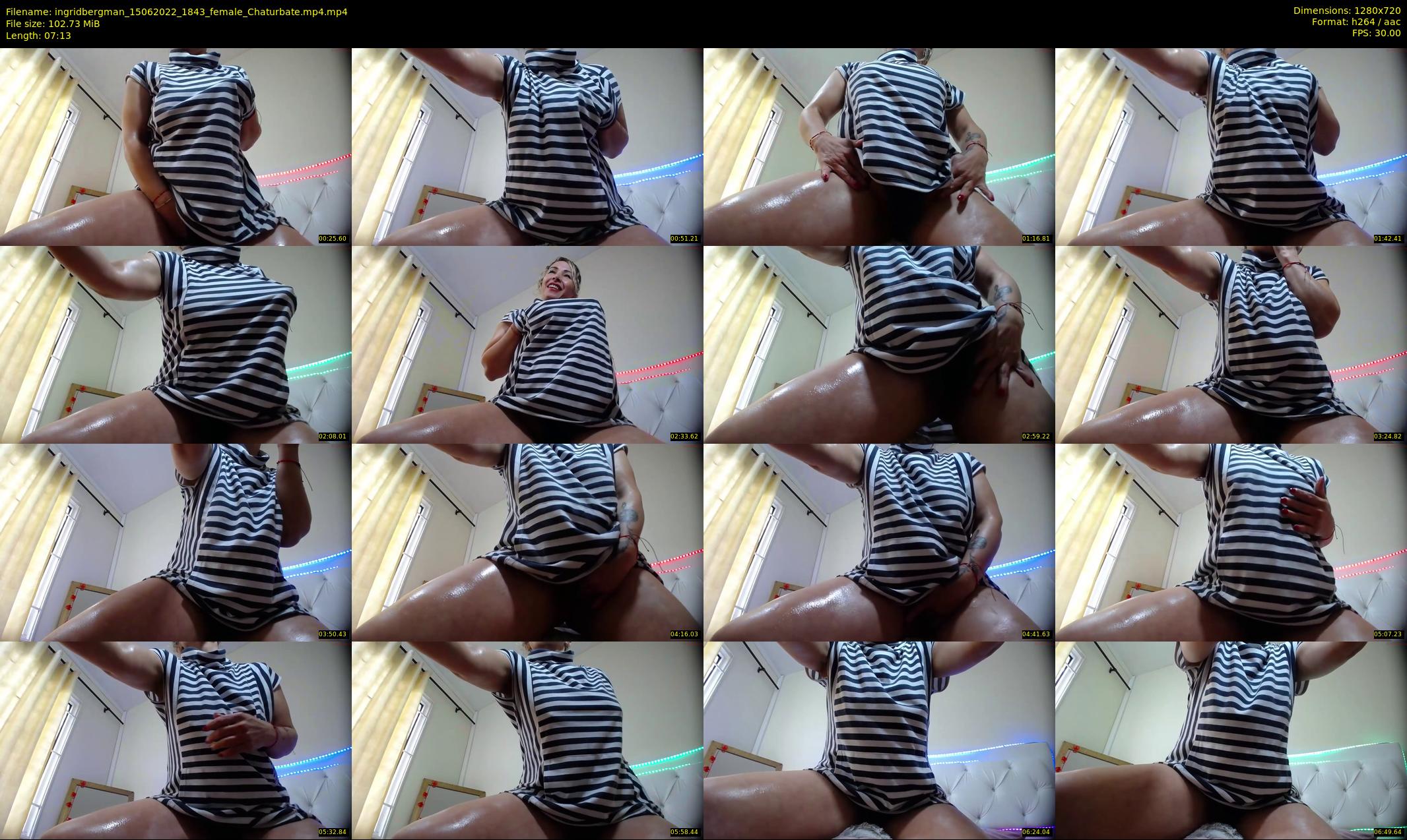 ingridbergman — 8 minute Chaturbate female cam show recording, 720p, Jun 15, 2022