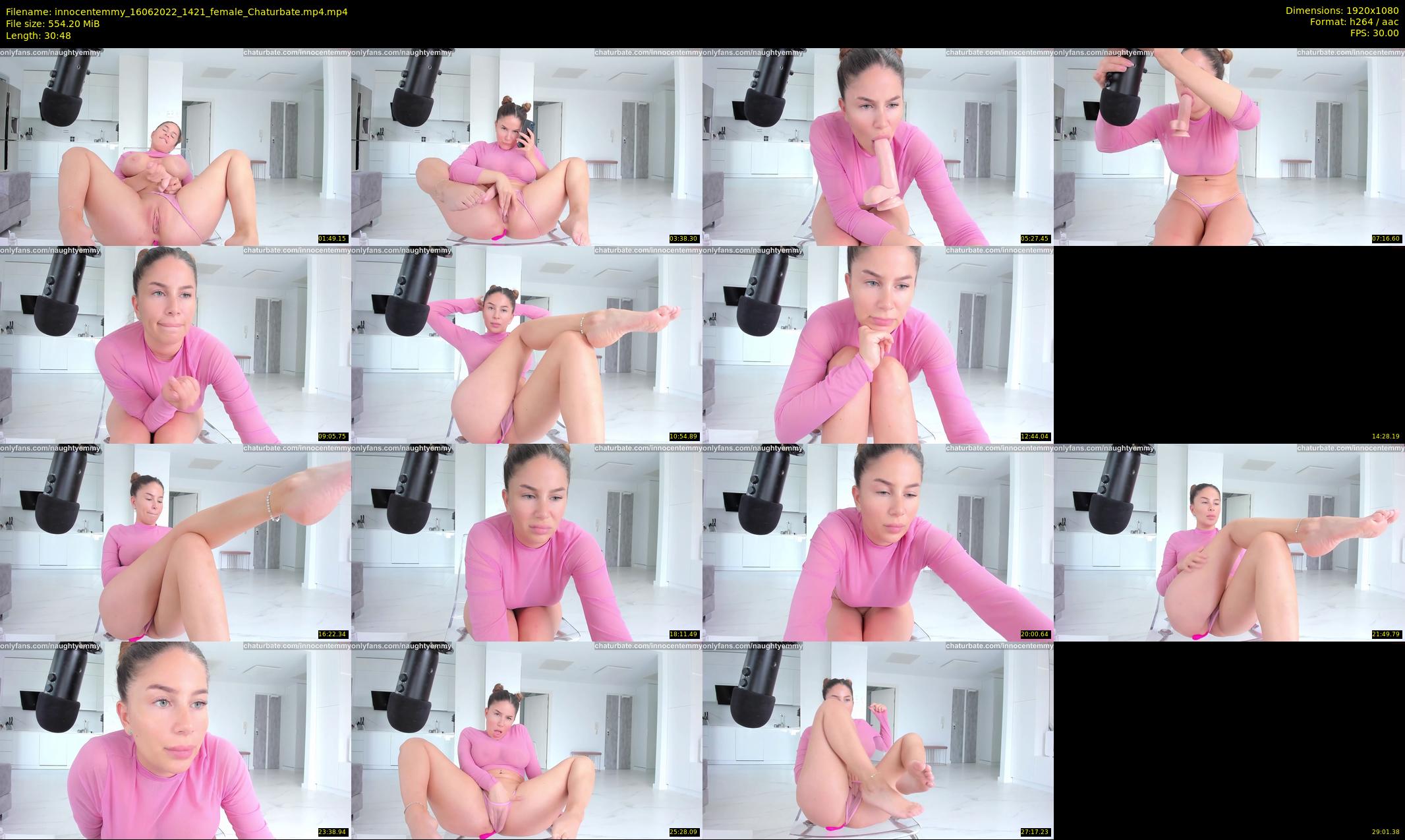 innocentemmy — 31 minute Chaturbate female cam show recording, 1080p, Jun 16, 2022