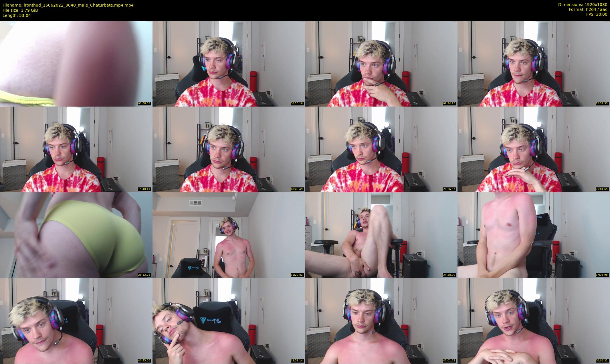 ironthud — 54 minute Chaturbate male cam show recording, 1080p, Jun 16, 2022