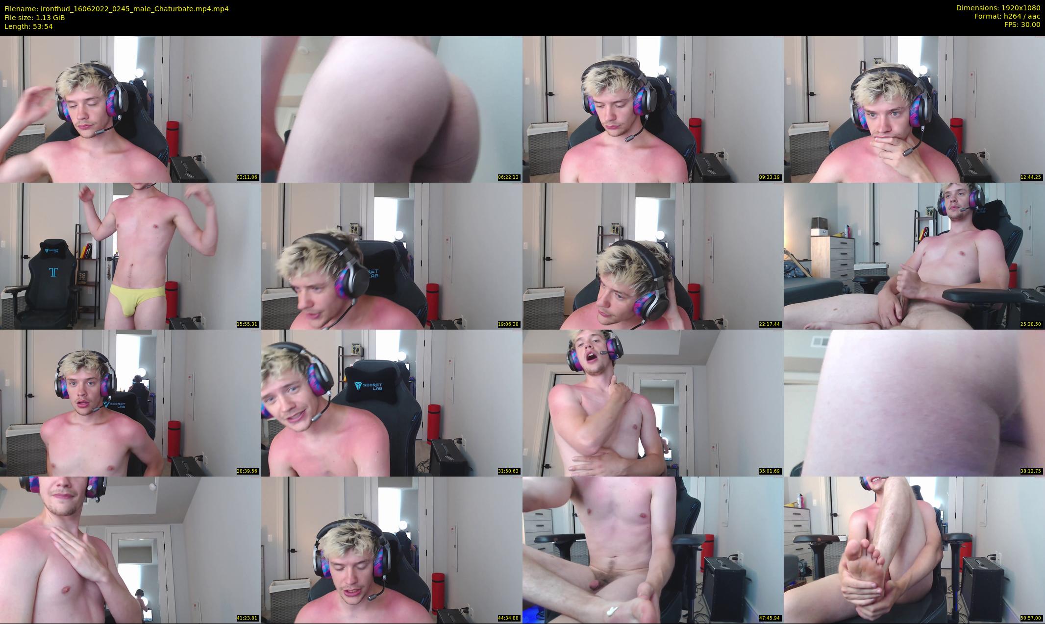 ironthud — 54 minute Chaturbate male cam show recording, 1080p, Jun 16, 2022