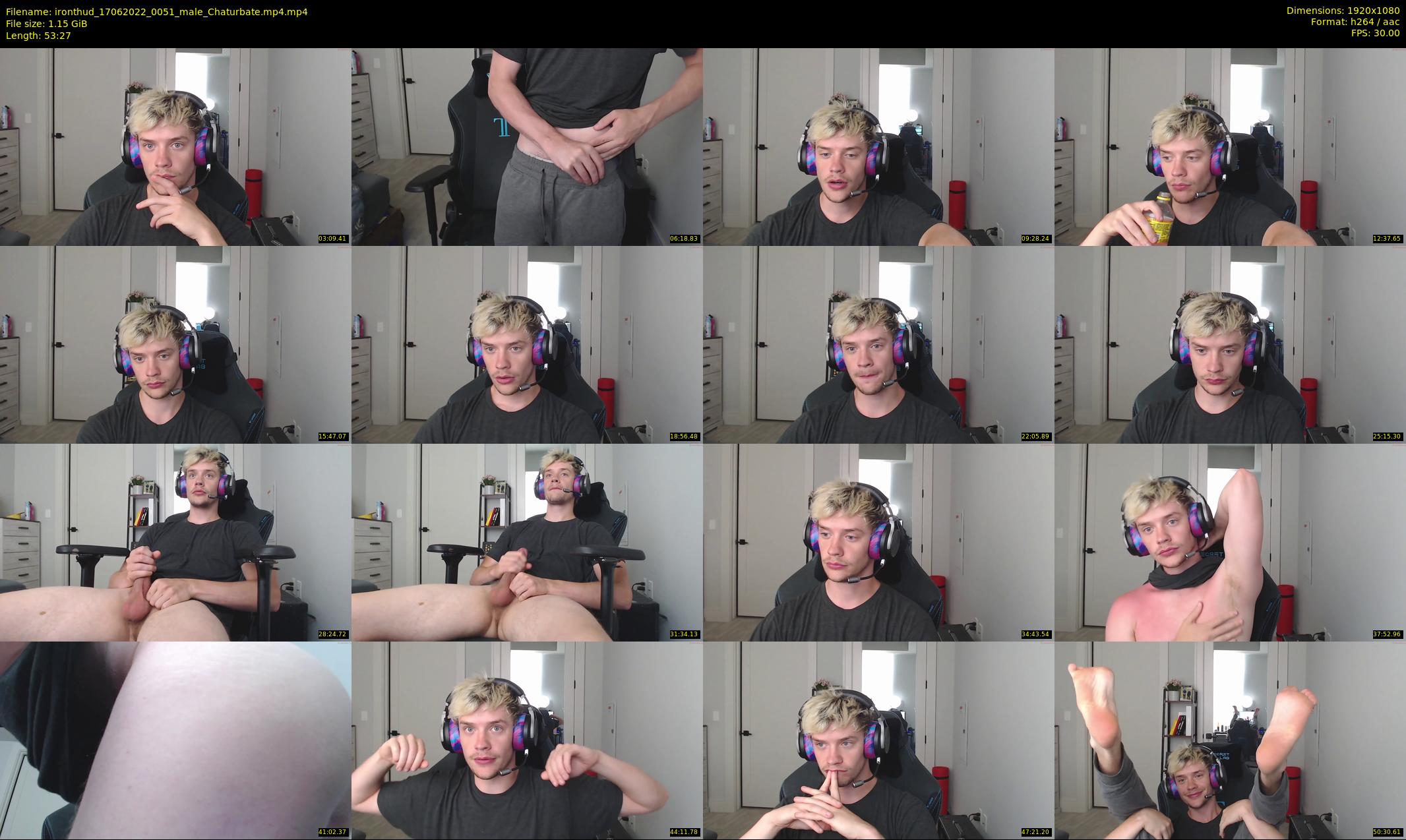 ironthud — 54 minute Chaturbate male cam show recording, 1080p, Jun 17, 2022