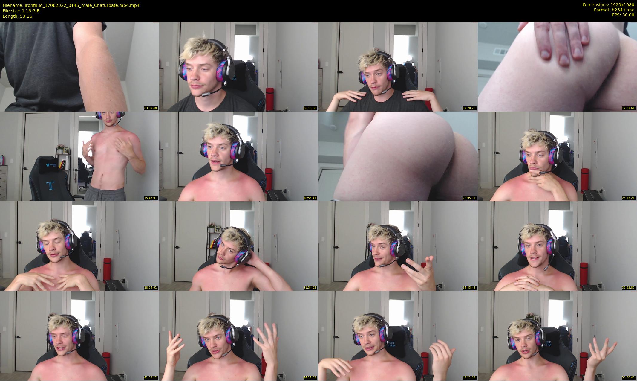 ironthud — 54 minute Chaturbate male cam show recording, 1080p, Jun 17, 2022