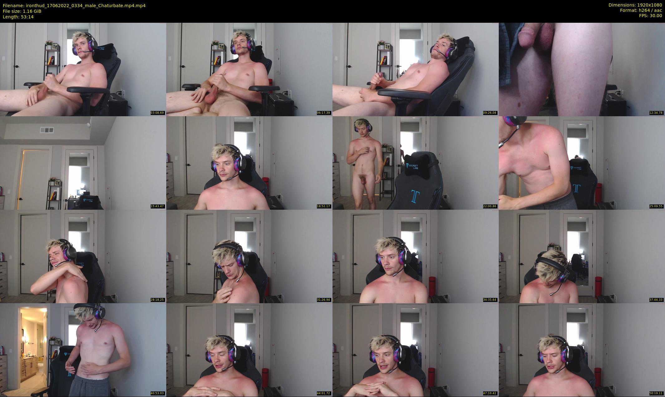 ironthud — 54 minute Chaturbate male cam show recording, 1080p, Jun 17, 2022