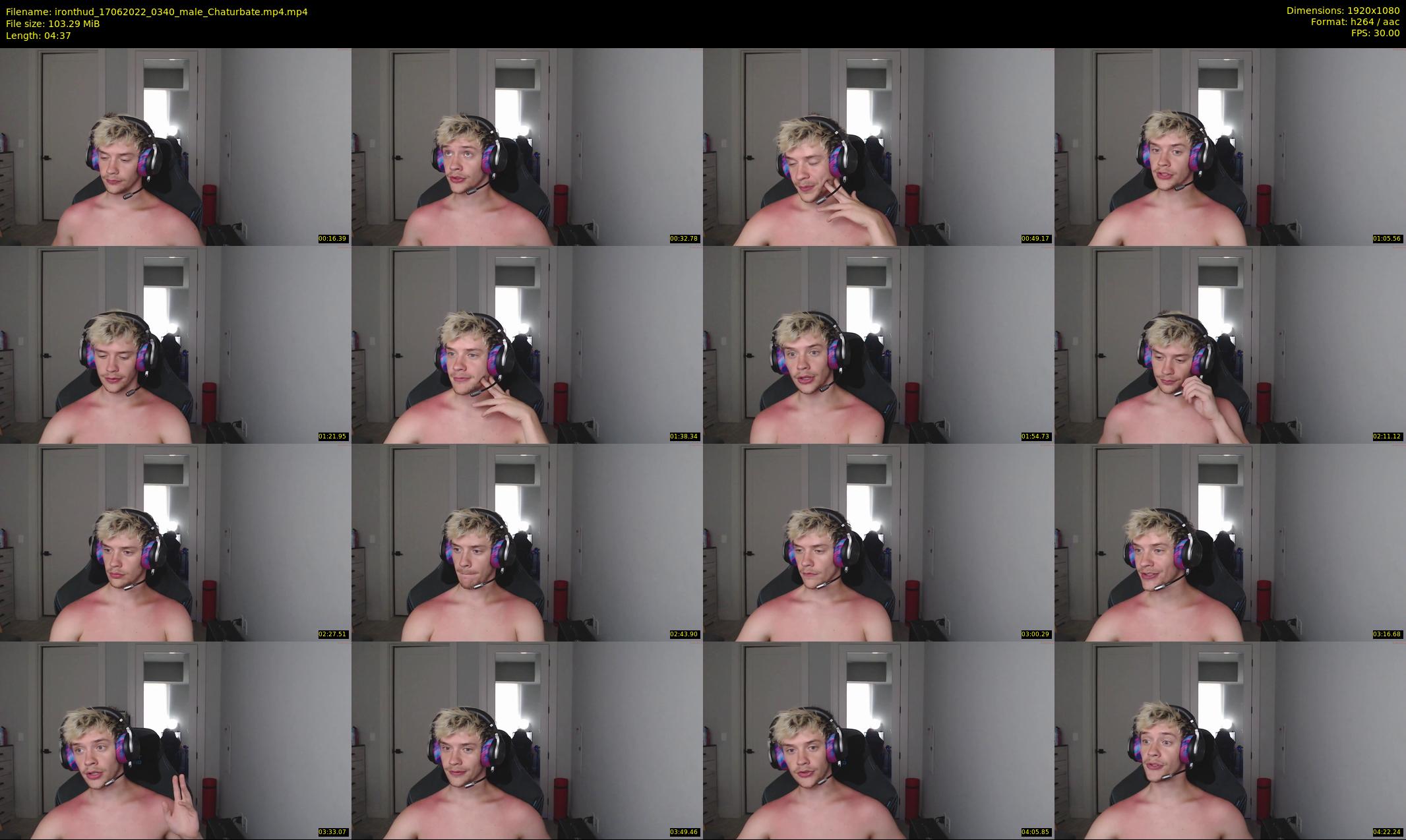 ironthud — 5 minute Chaturbate male cam show recording, 1080p, Jun 17, 2022