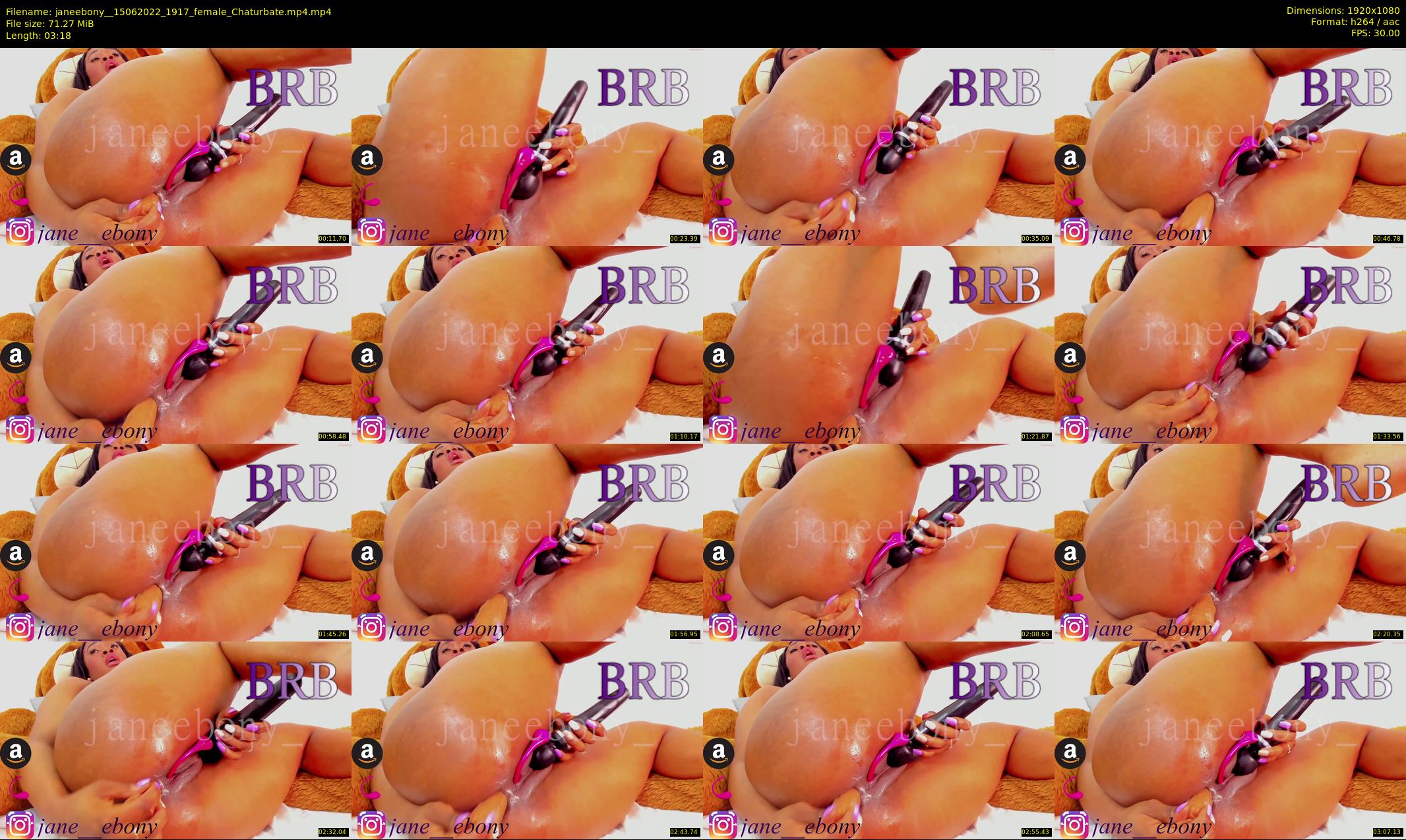 janeebony_ — 4 minute Chaturbate female cam show recording, 1080p, Jun 15, 2022