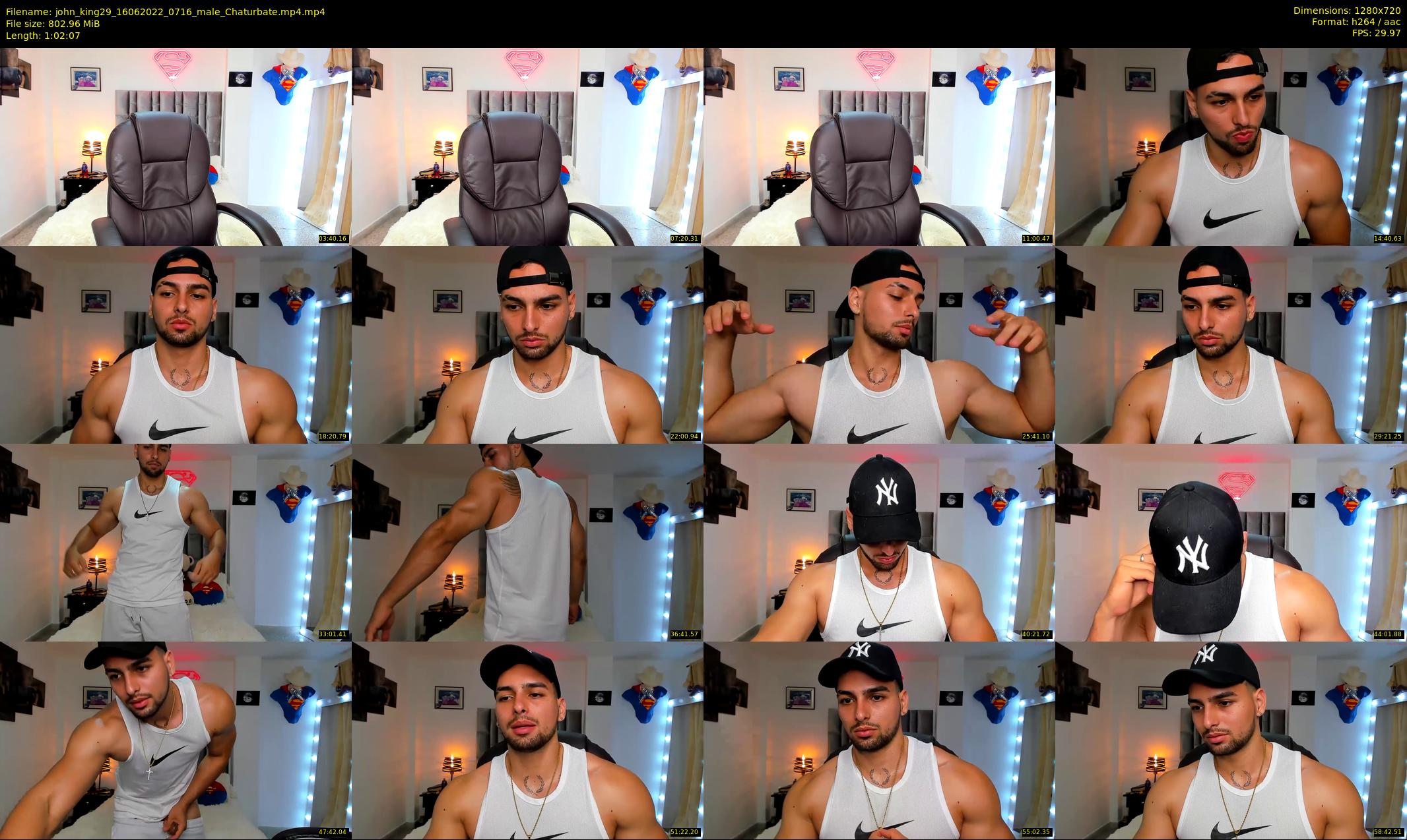 john_king29 — 63 minute Chaturbate male cam show recording, 720p, Jun 16, 2022