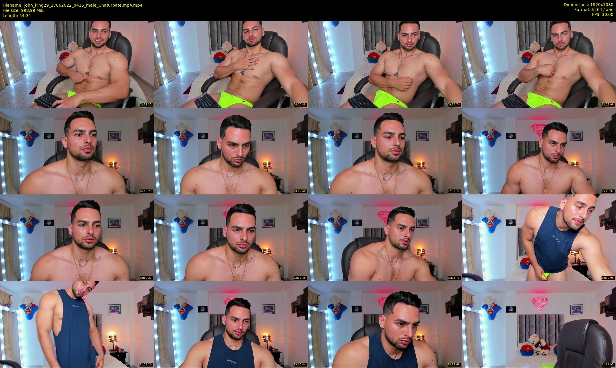 john_king29 — 55 minute Chaturbate male cam show recording, 1080p, Jun 17, 2022