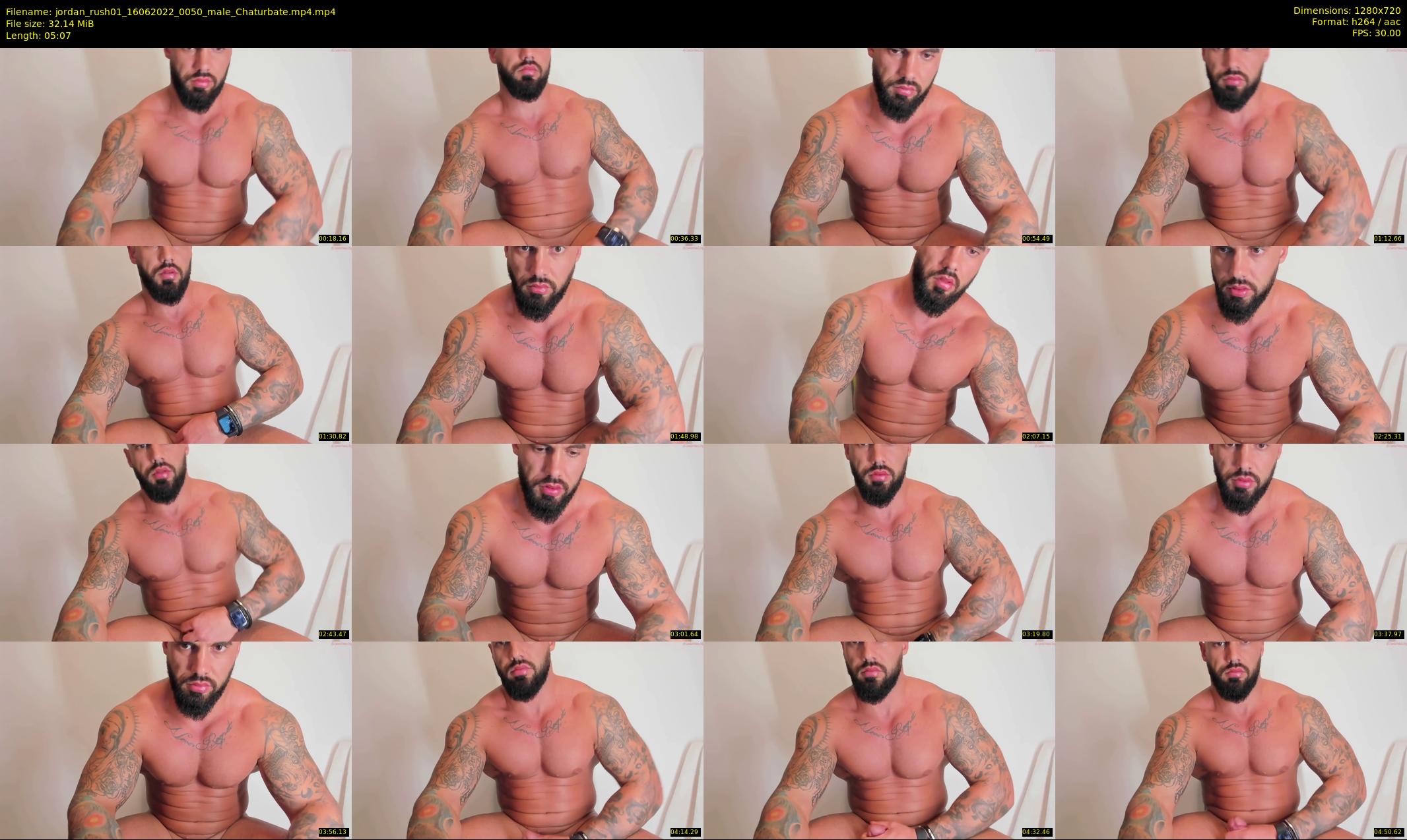 jordan_rush01 — 6 minute Chaturbate male cam show recording, 720p, Jun 16, 2022