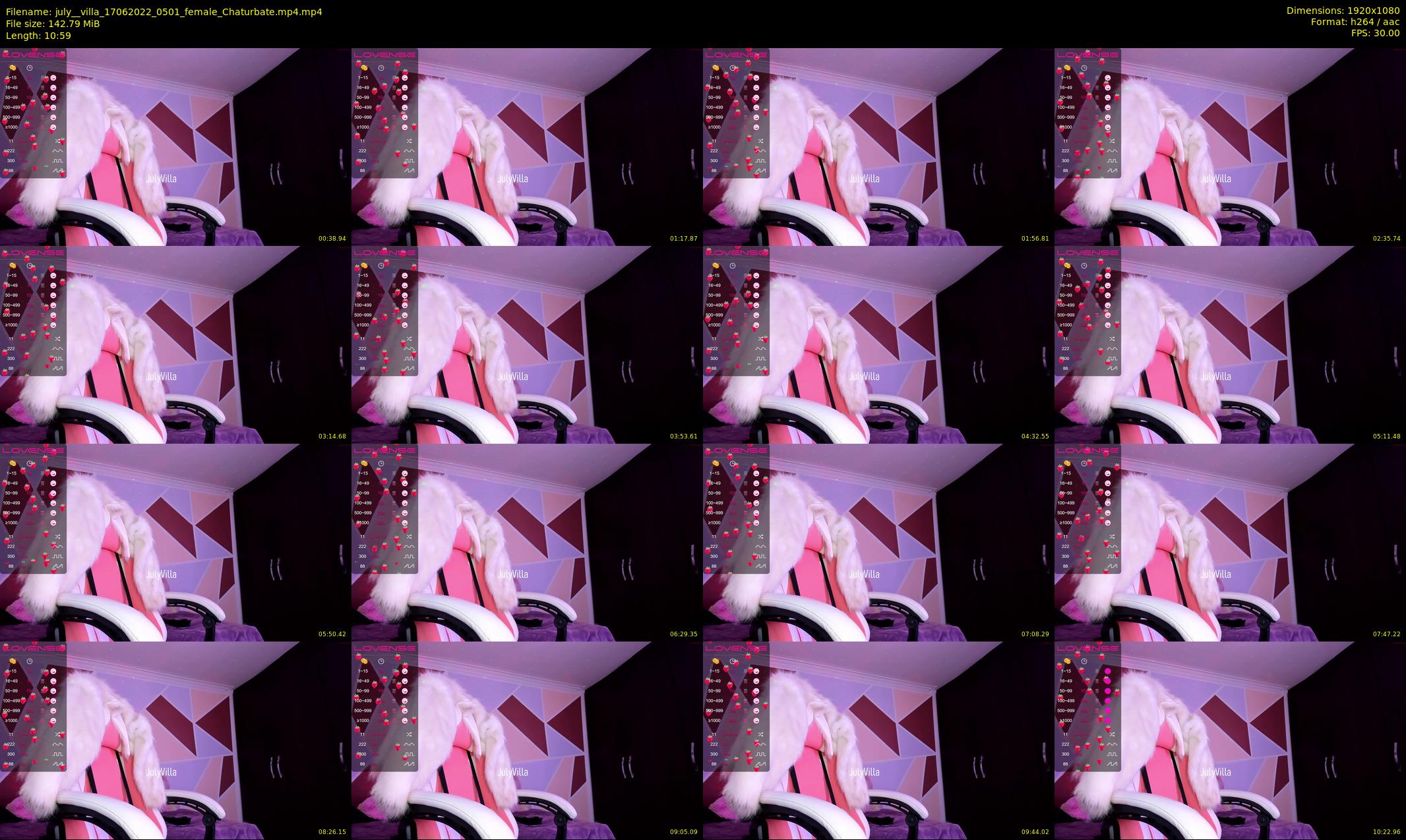 july__villa — 11 minute Chaturbate female cam show recording, 1080p, Jun 17, 2022