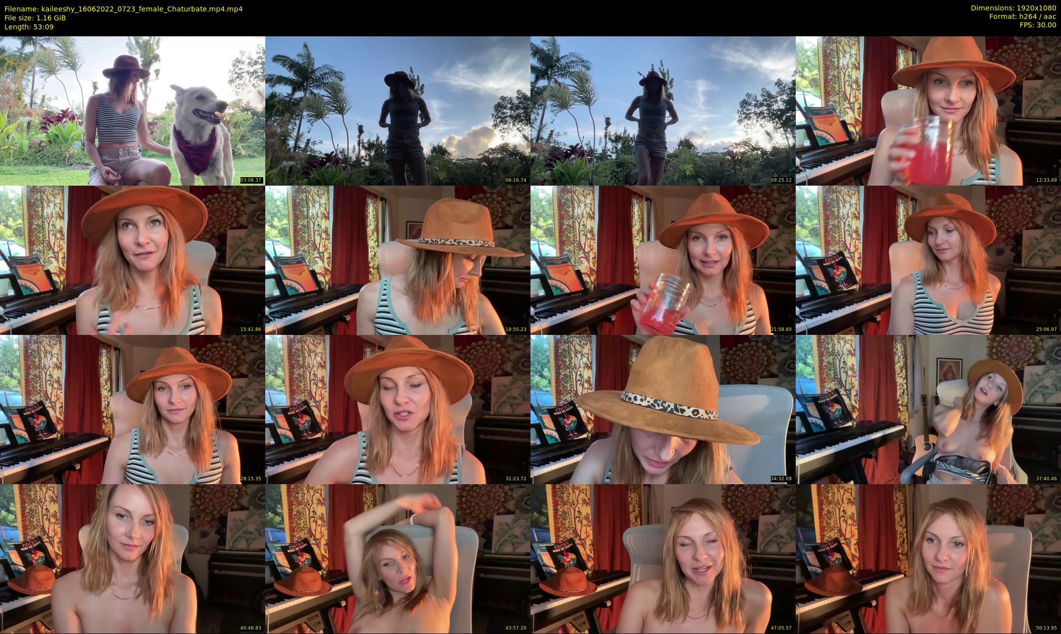 kaileeshy — 54 minute Chaturbate female cam show recording, 1080p, Jun 16, 2022