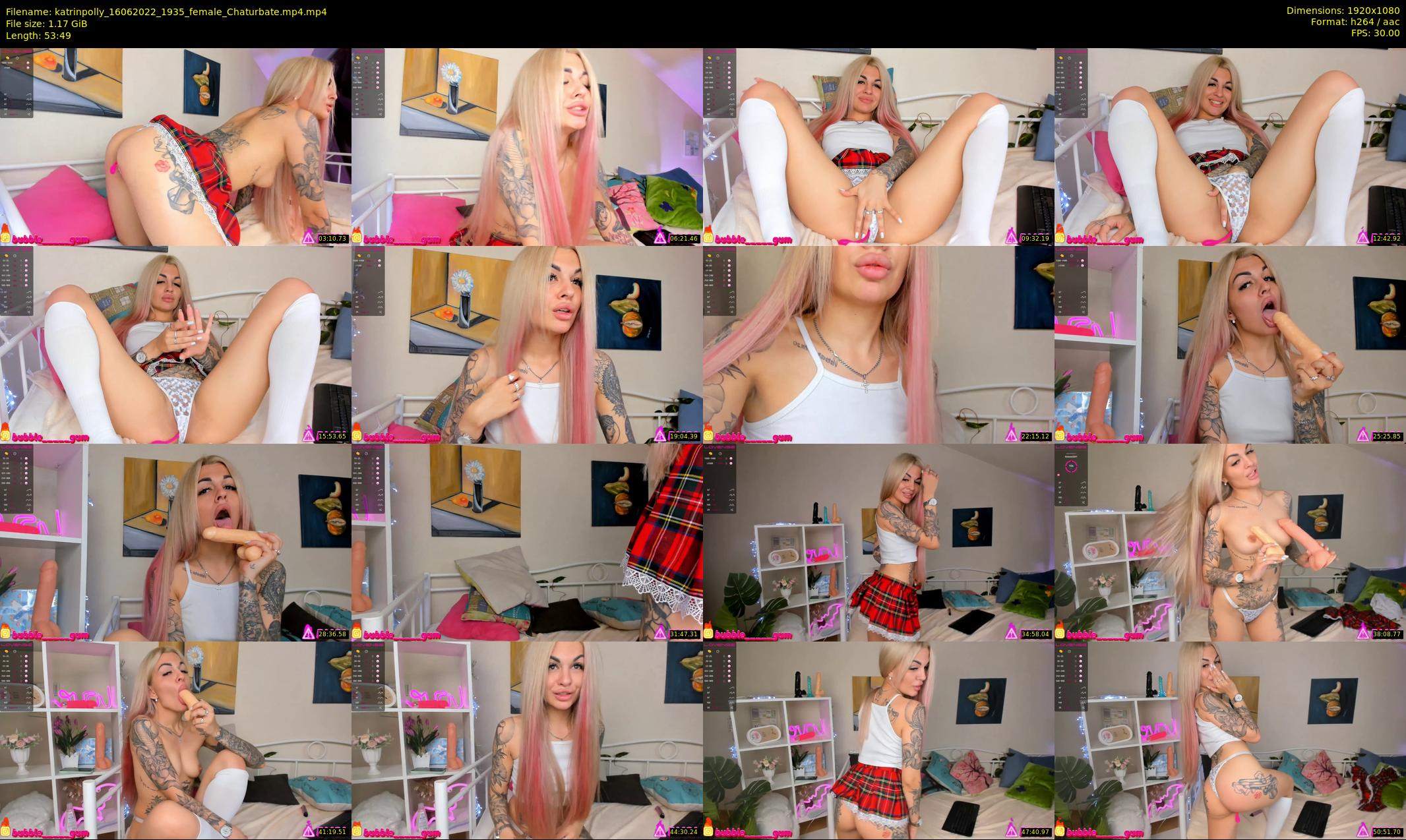 katrinpolly — 54 minute Chaturbate couple cam show recording, 1080p, Jun 16, 2022