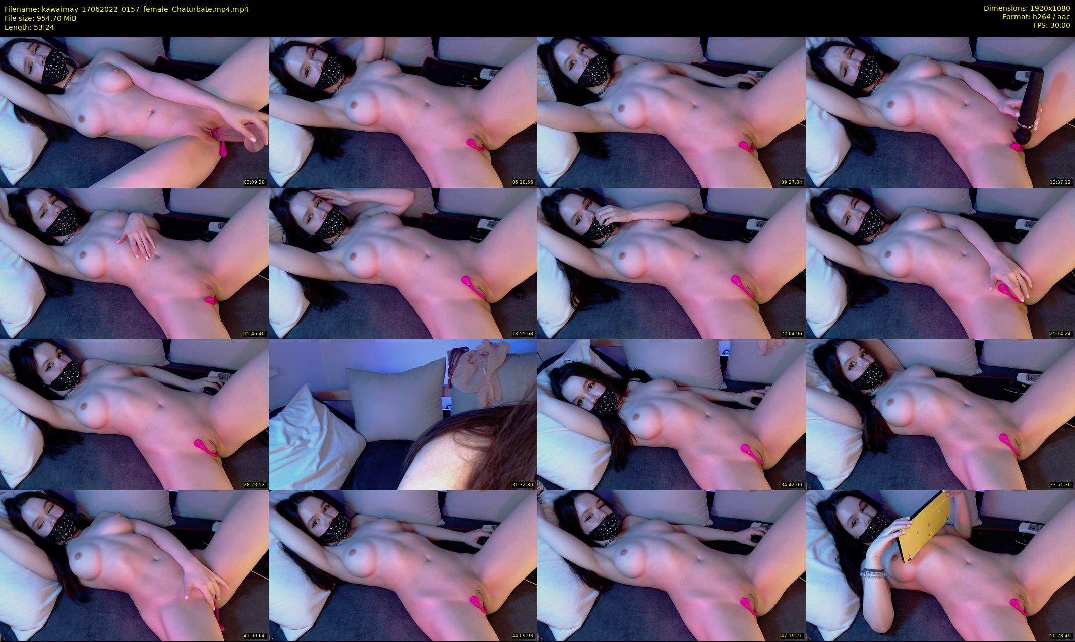 kawaimay — 54 minute Chaturbate female cam show recording, 1080p, Jun 17, 2022