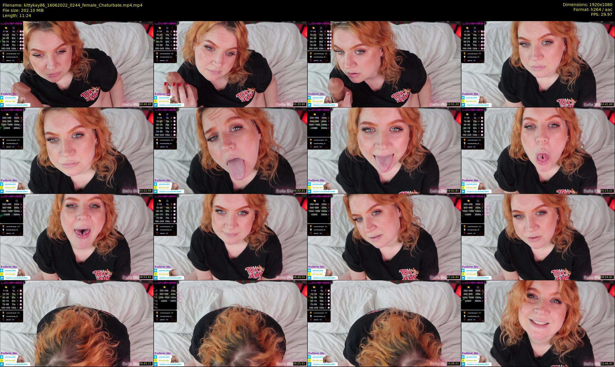 kittykay86 — 12 minute Chaturbate female cam show recording, 1080p, Jun 16, 2022