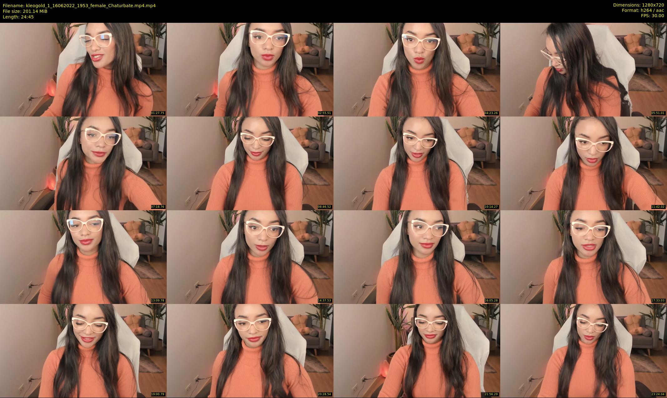 kleogold_1 — 25 minute Chaturbate female cam show recording, 720p, Jun 16, 2022