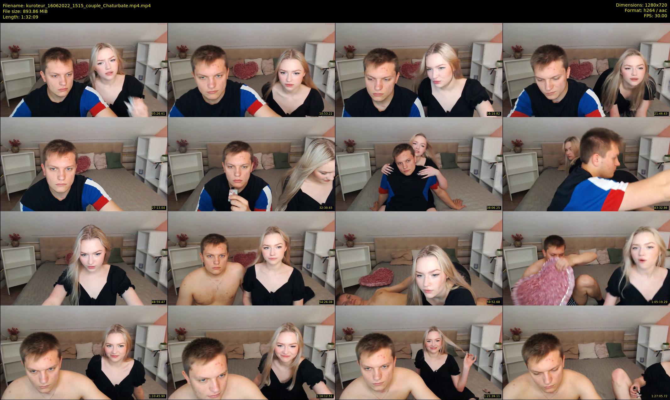 kuroteur — 93 minute Chaturbate couple cam show recording, 720p, Jun 16, 2022