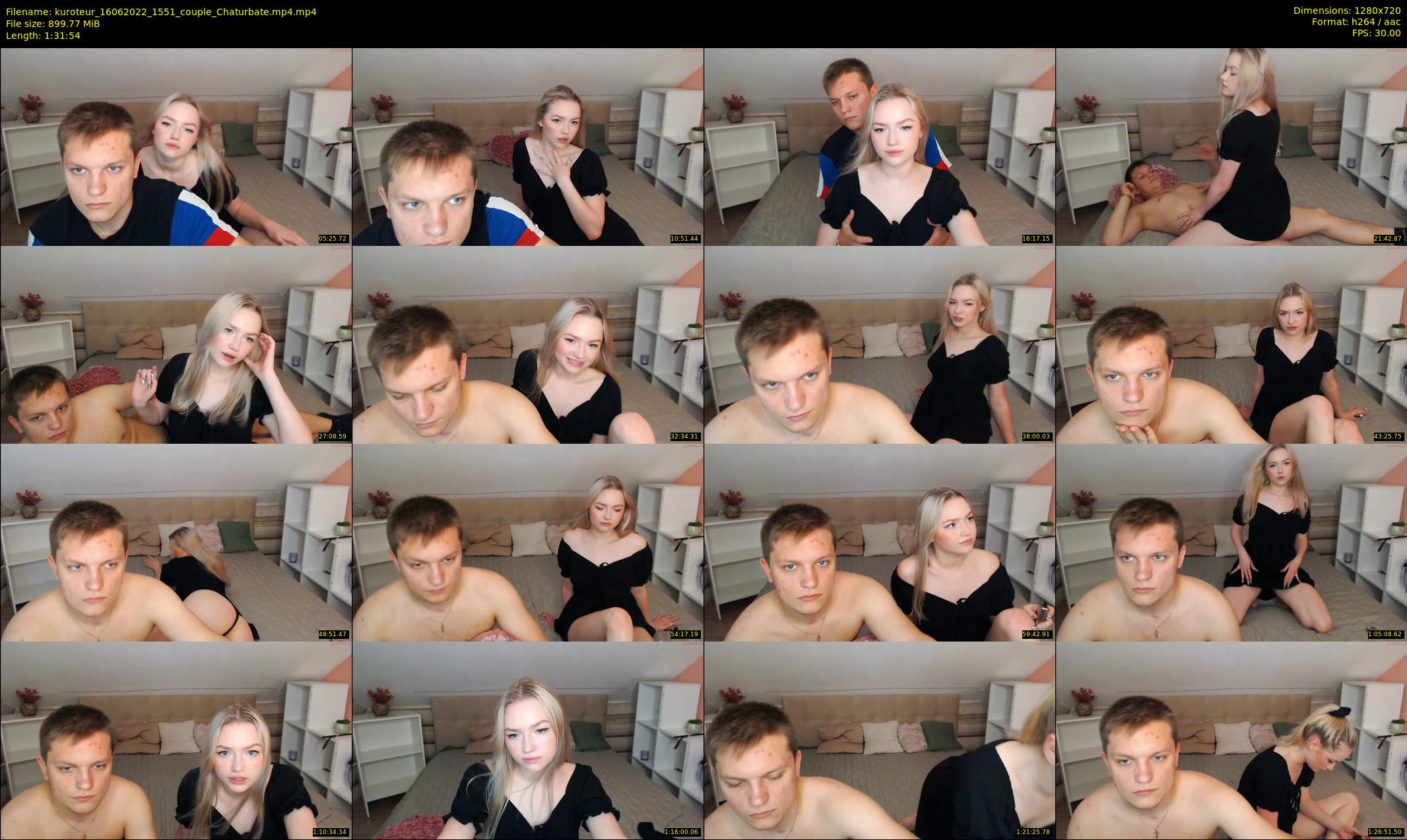 kuroteur — 92 minute Chaturbate couple cam show recording, 720p, Jun 16, 2022
