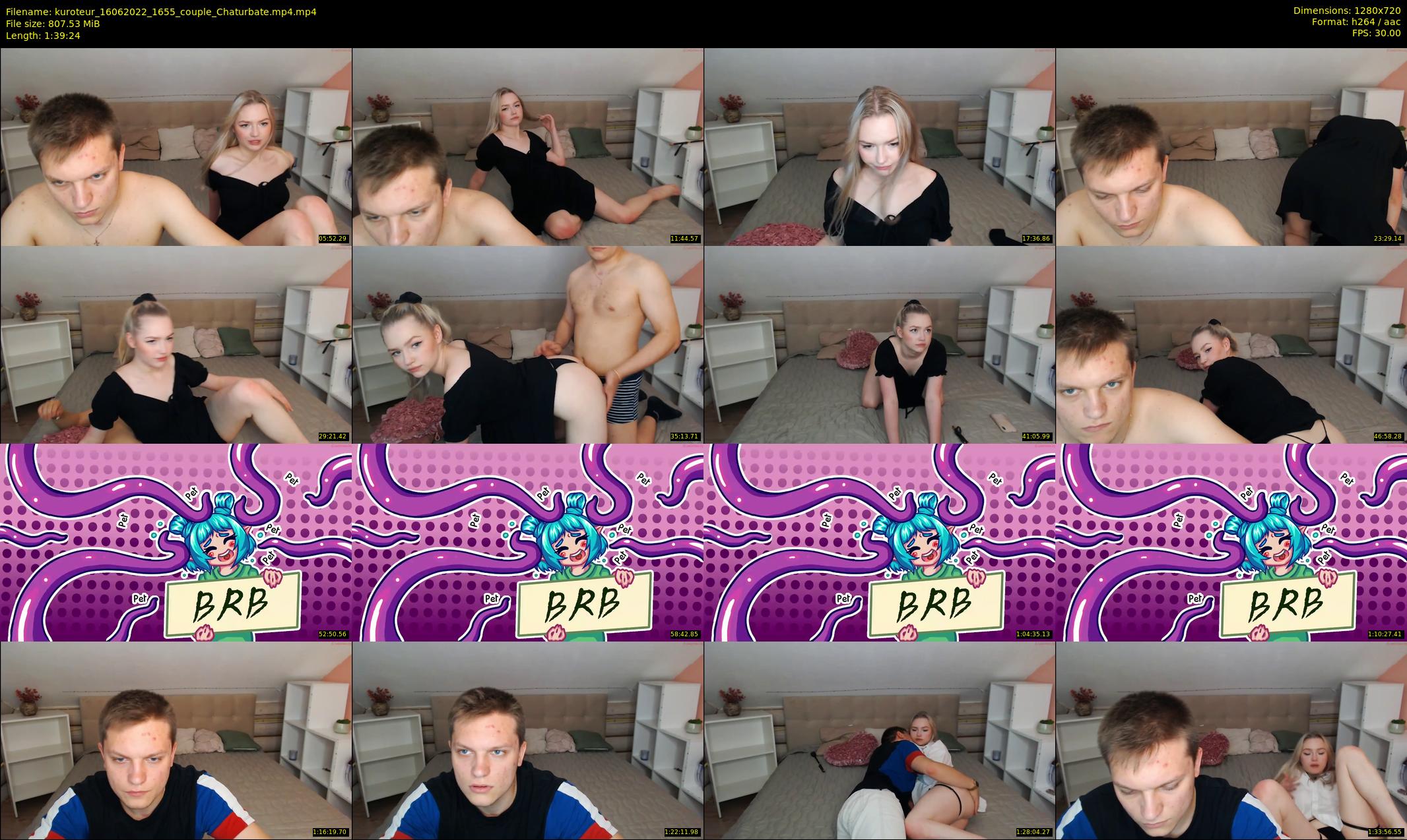 kuroteur — 100 minute Chaturbate couple cam show recording, 720p, Jun 16, 2022