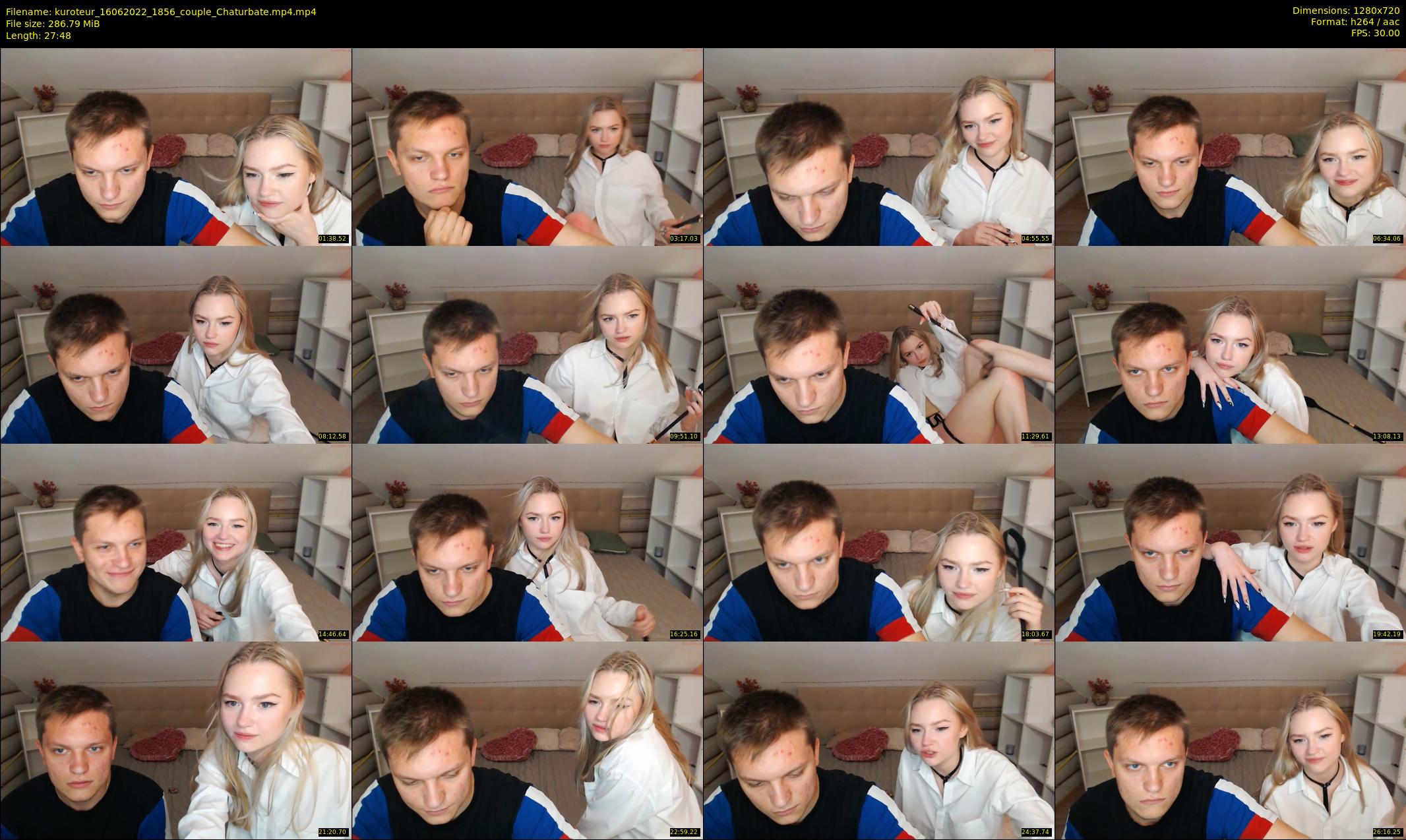 kuroteur — 28 minute Chaturbate couple cam show recording, 720p, Jun 16, 2022
