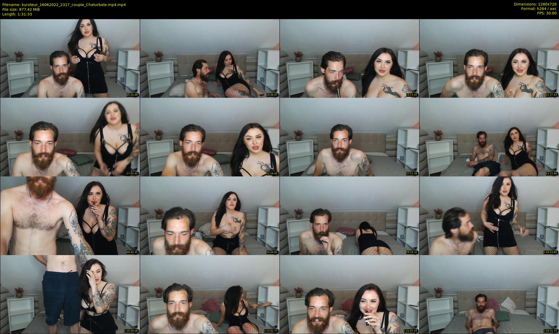 kuroteur — 92 minute Chaturbate couple cam show recording, 720p, Jun 16, 2022