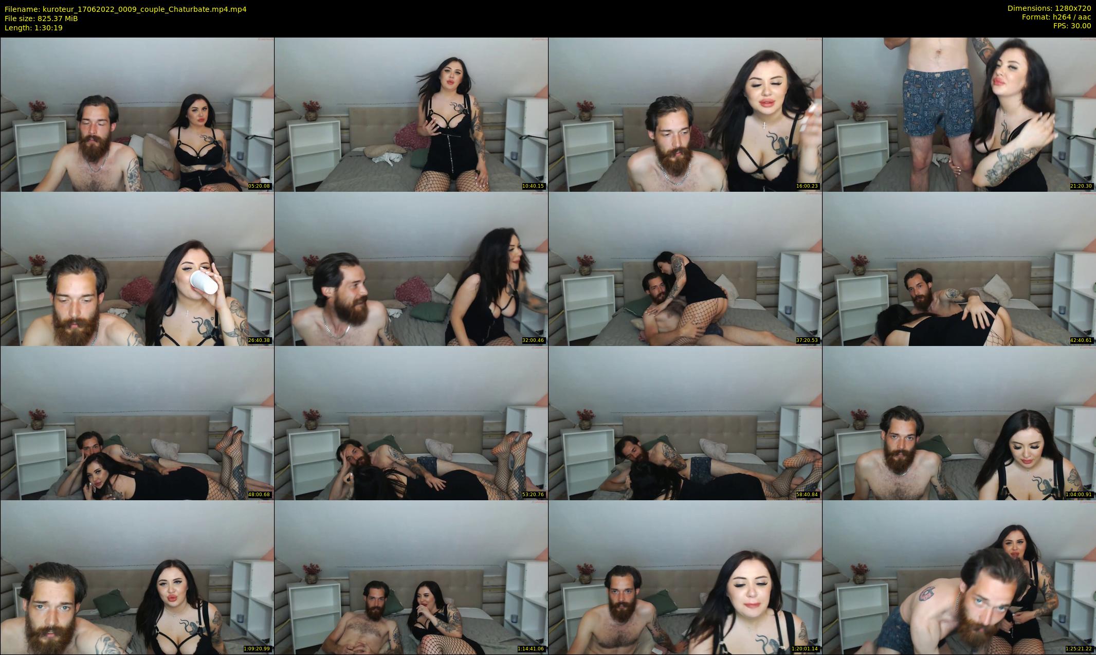 kuroteur — 91 minute Chaturbate couple cam show recording, 720p, Jun 17, 2022