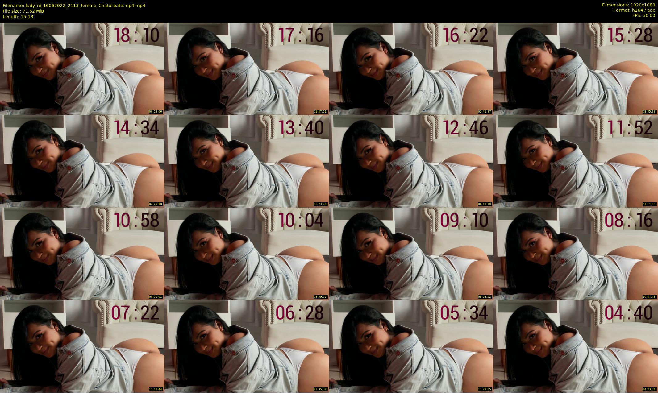 lady_ni — 16 minute Chaturbate female cam show recording, 1080p, Jun 16, 2022
