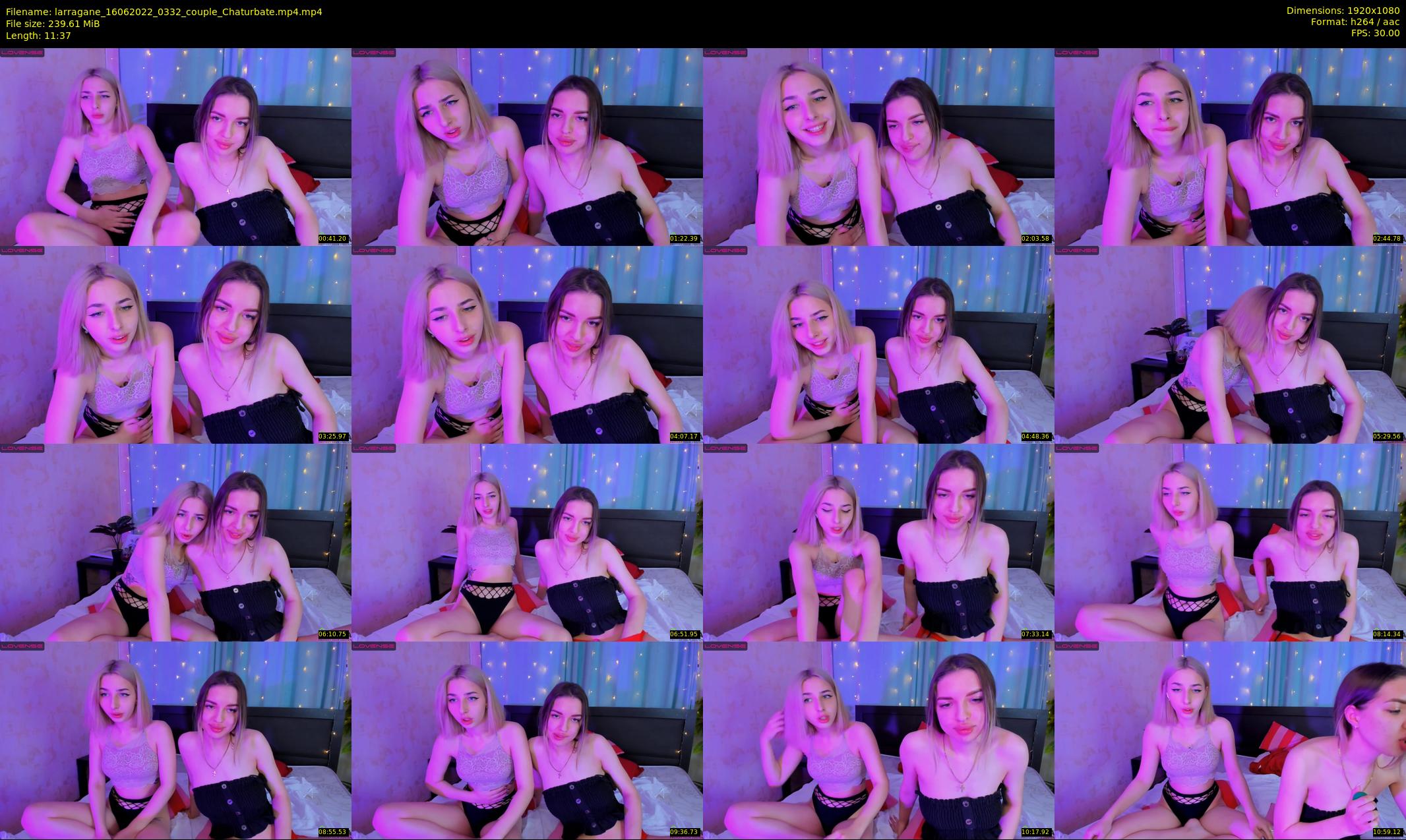larragane — 12 minute Chaturbate couple cam show recording, 1080p, Jun 16, 2022