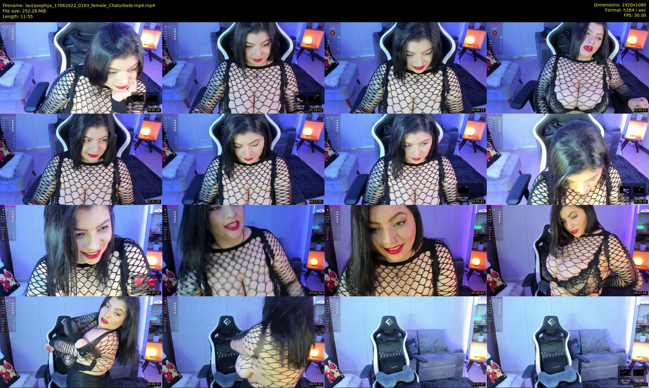 laurasophya — 12 minute Chaturbate female cam show recording, 1080p, Jun 17, 2022