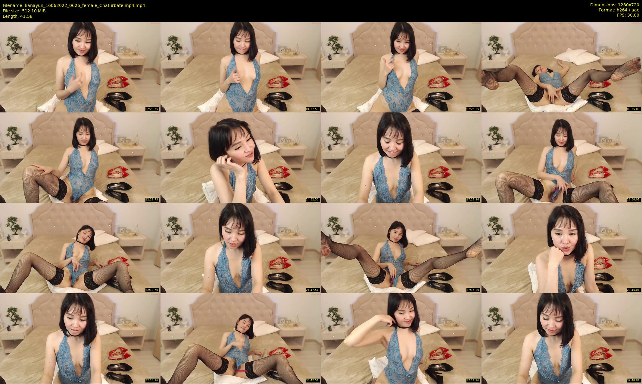 lianayun — 42 minute Chaturbate female cam show recording, 720p, Jun 16, 2022