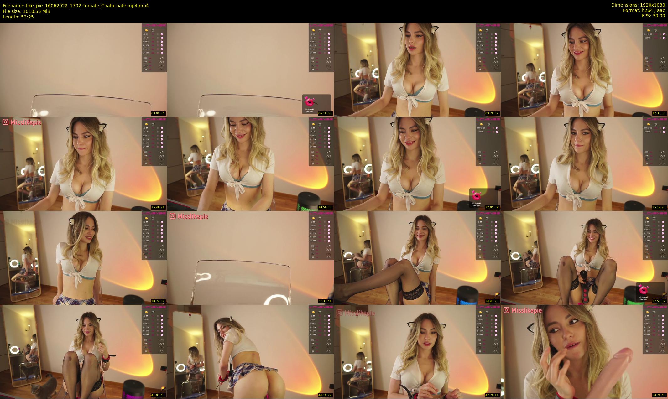 like_pie — 54 minute Chaturbate couple cam show recording, 1080p, Jun 16, 2022