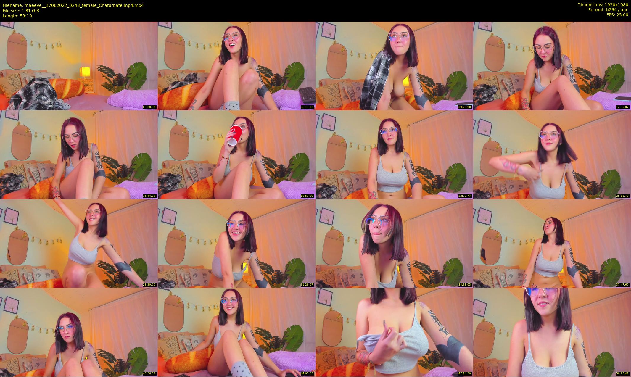 maeeve_ — 54 minute Chaturbate female cam show recording, 1080p, Jun 17, 2022