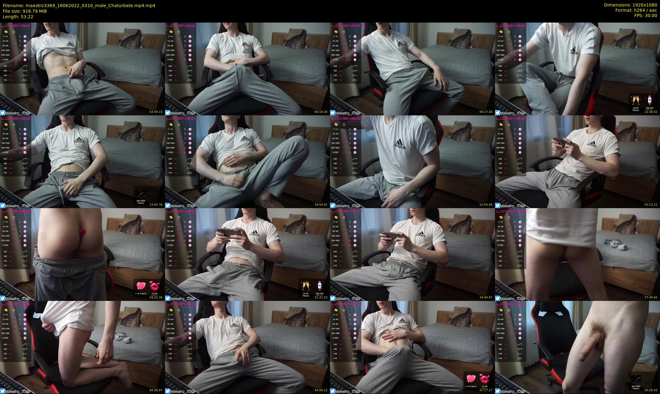 maestro3369 — 54 minute Chaturbate male cam show recording, 1080p, Jun 16, 2022