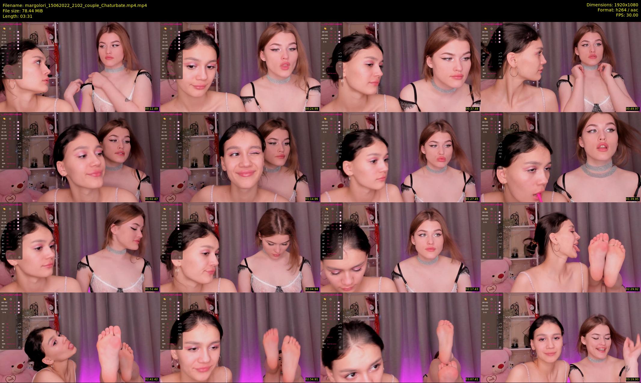 margolori — 4 minute Chaturbate couple cam show recording, 1080p, Jun 15, 2022