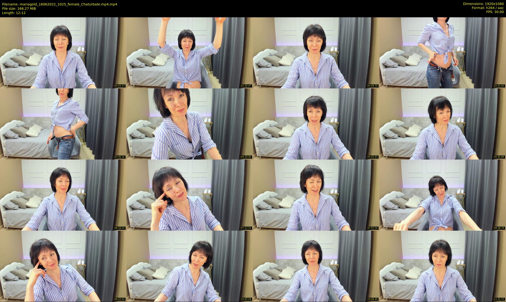 mariagold — 13 minute Chaturbate female cam show recording, 1080p, Jun 16, 2022