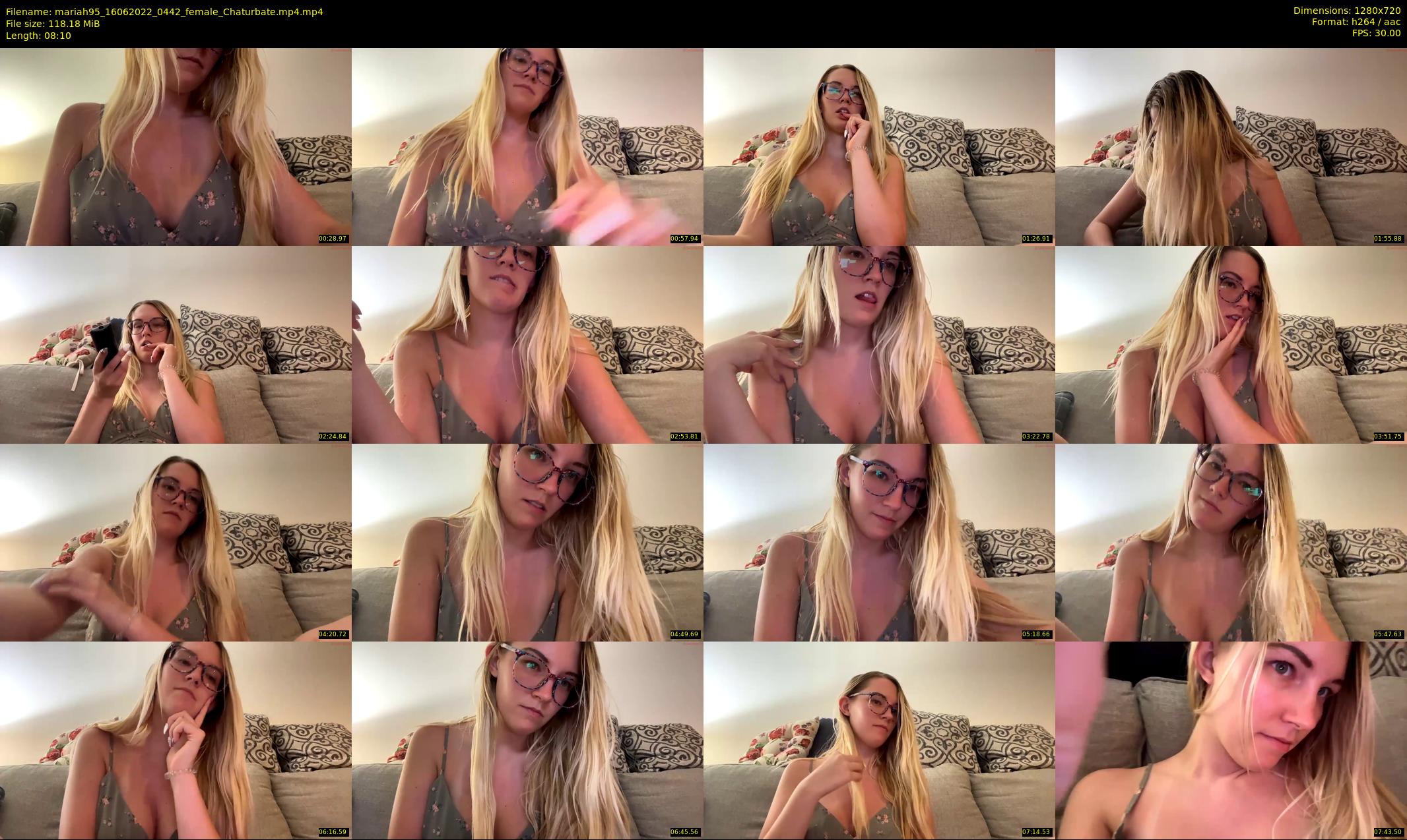 mariah95 — 9 minute Chaturbate female cam show recording, 720p, Jun 16, 2022