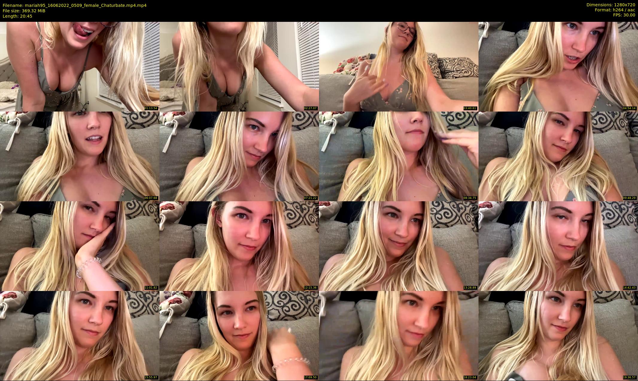 mariah95 — 21 minute Chaturbate female cam show recording, 720p, Jun 16, 2022