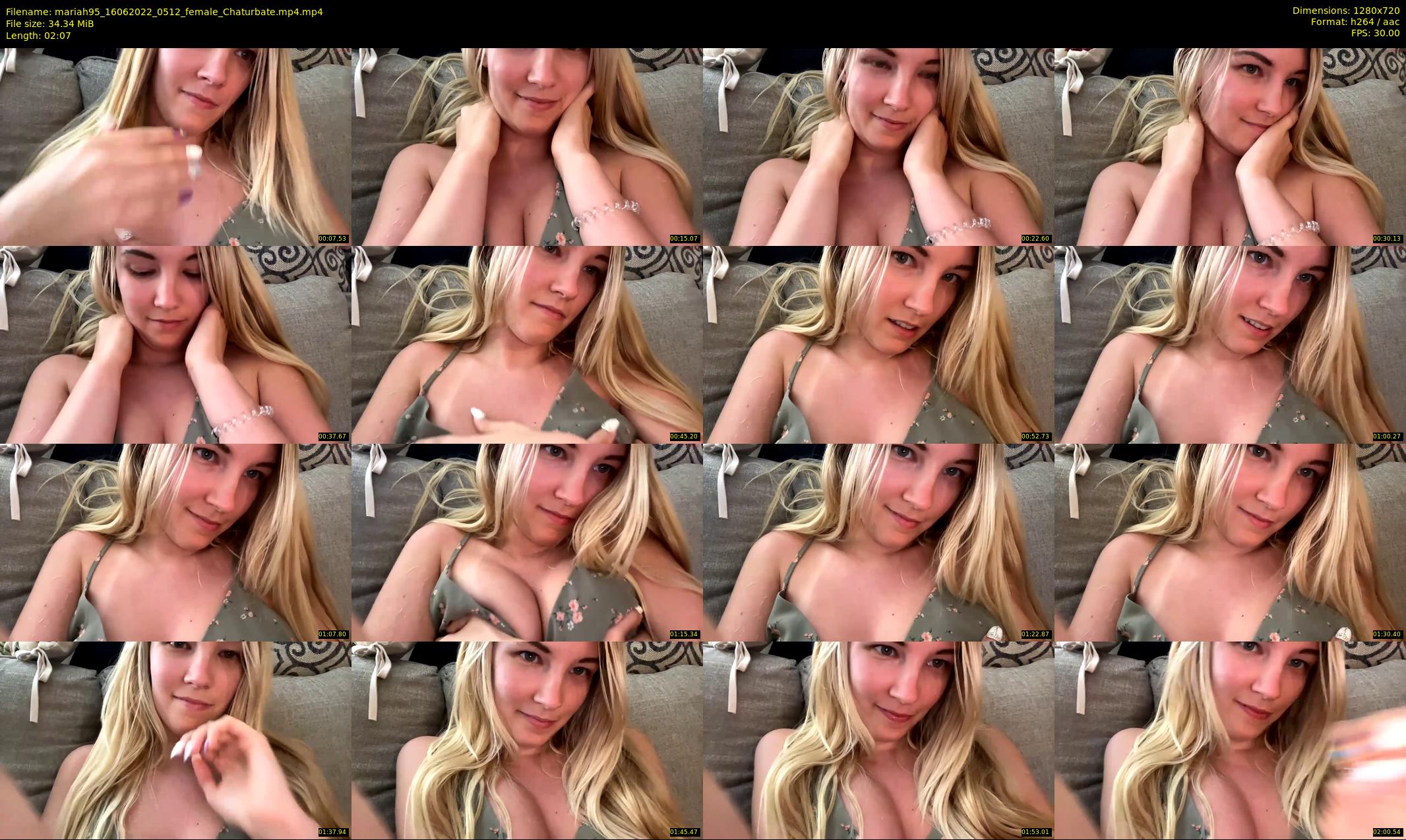 mariah95 — 3 minute Chaturbate female cam show recording, 720p, Jun 16, 2022
